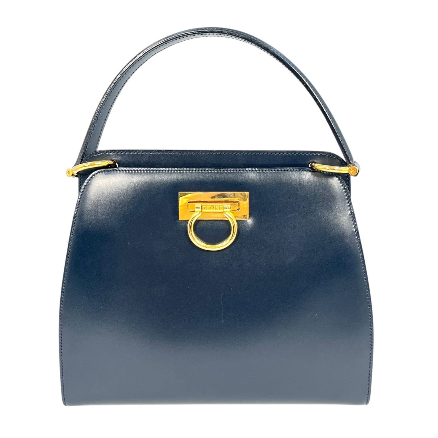 CELINE Double Face Hand Bag - Navy