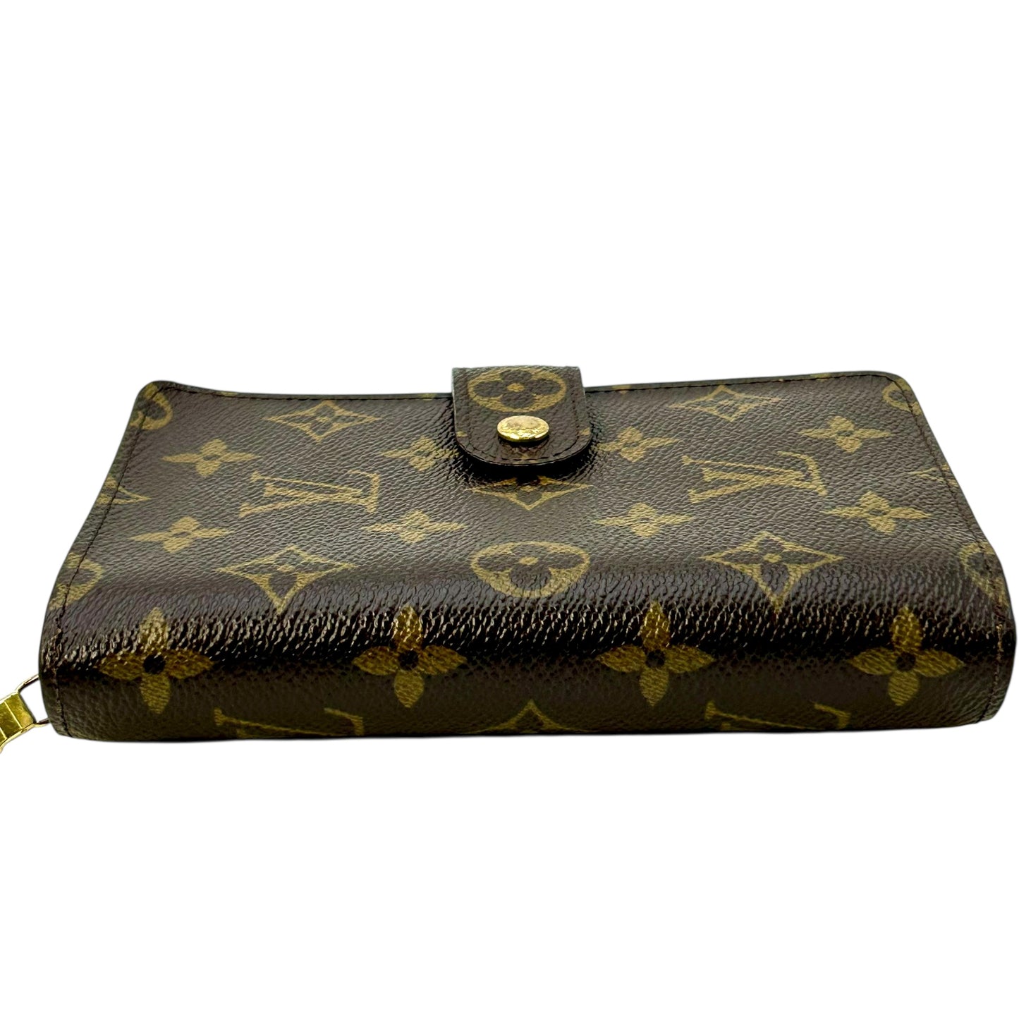 Louis Vuitton Monogram Portefeuille Porte-Papier Zip Compact Wallet - Brown - 32441