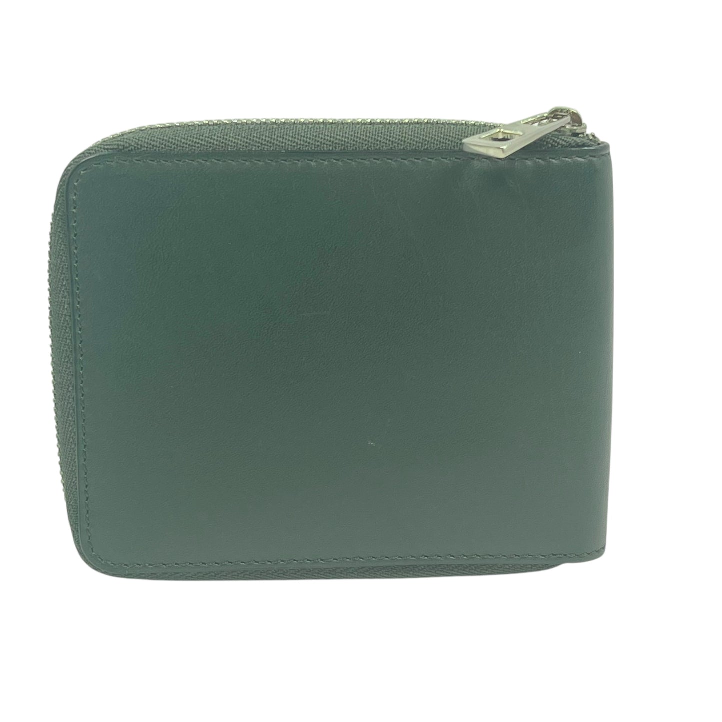 LOEWE Anagram Zip Around Bi-fold Compact Wallet - Green