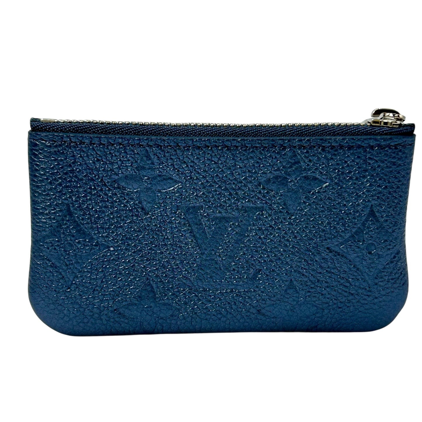 Louis Vuitton Monogram Empreinte Pochette Cles Coin Case - Blue