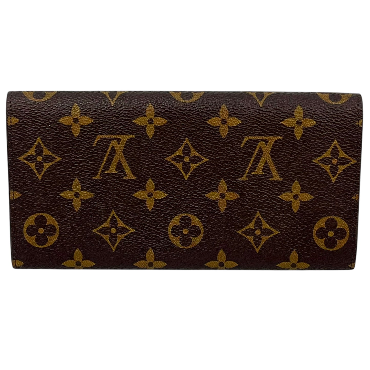 Louis Vuitton Monogram Portemonnaie Credit Bi-fold Long Wallet - Brown 31496