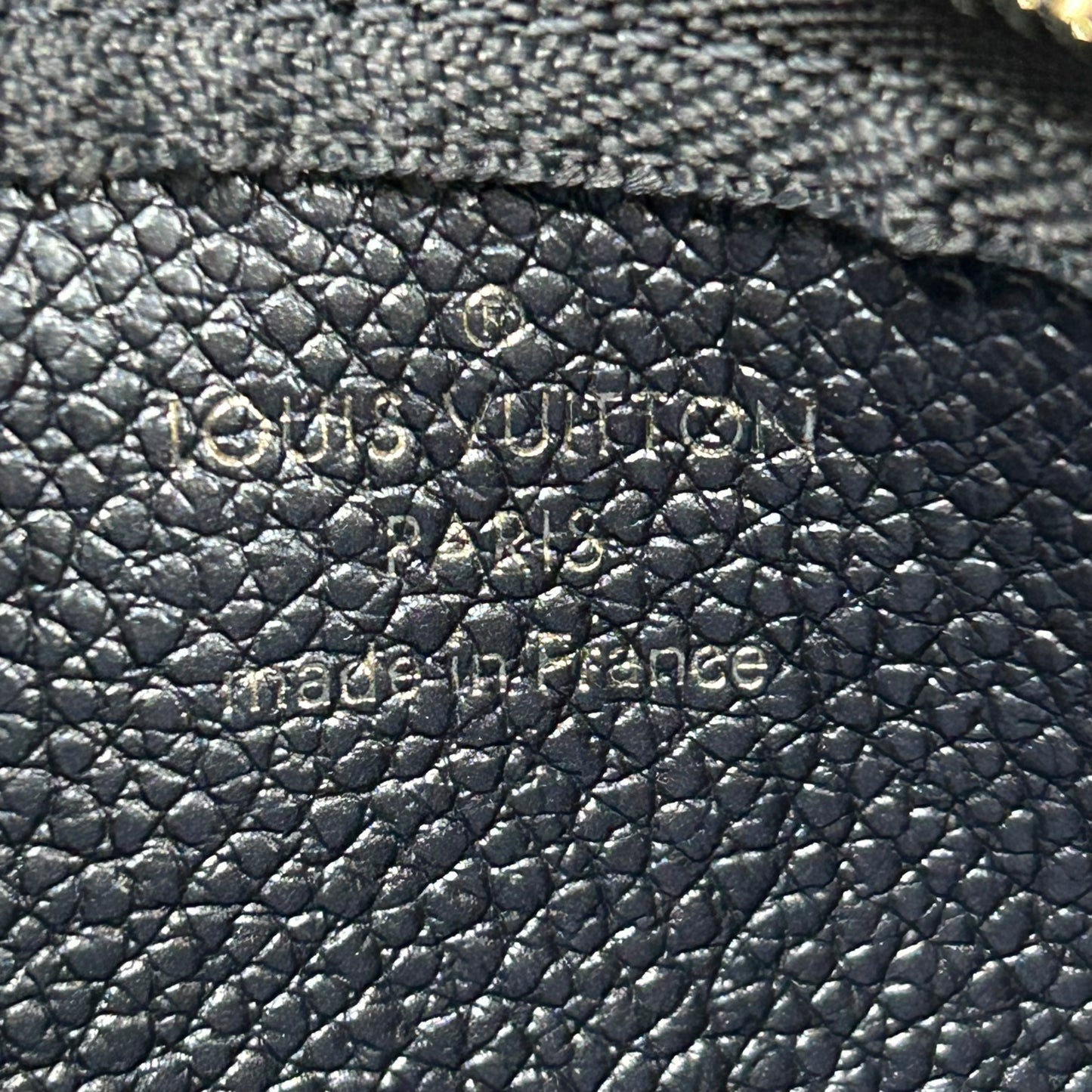 Louis Vuitton Monogram Empreinte Pochette Cles Coin Case - Blue