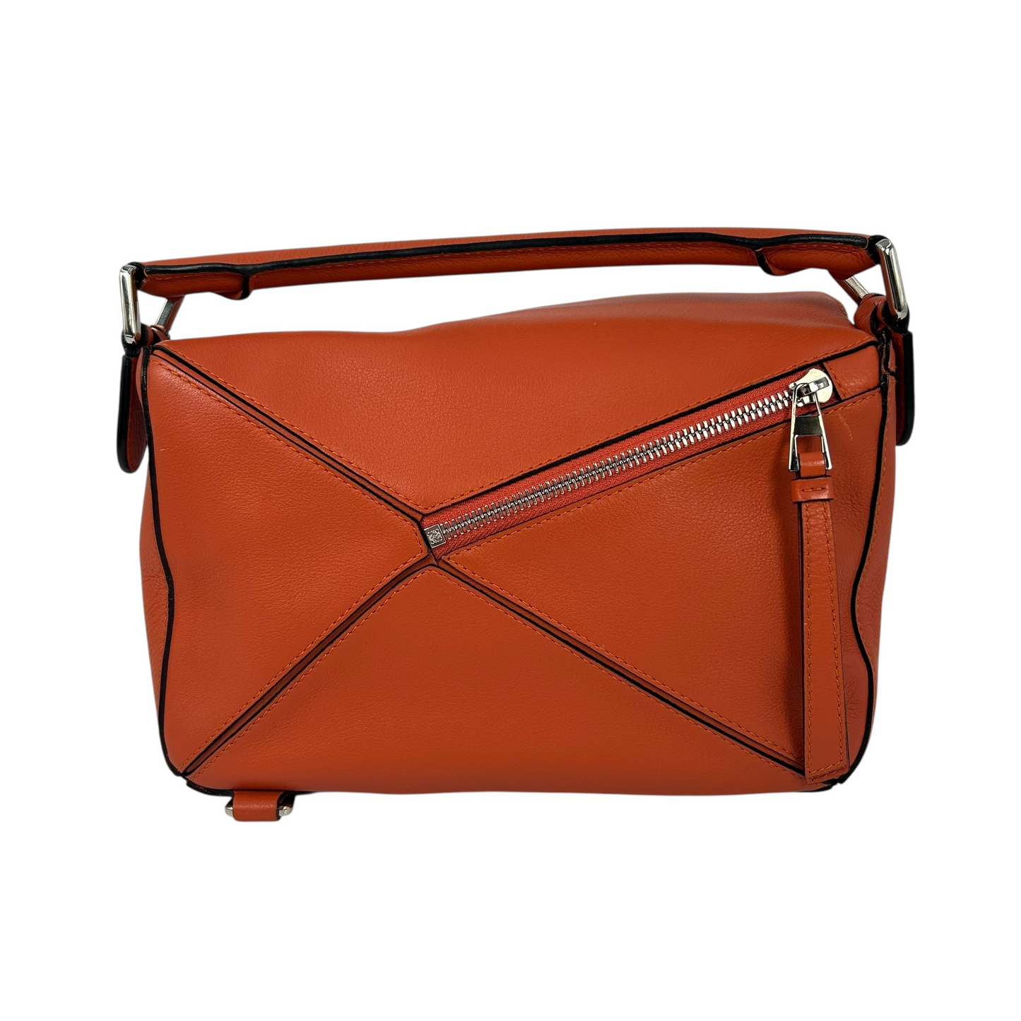 LOEWE Puzzle Bag Small Orange Hand Bag Shoulder Bag