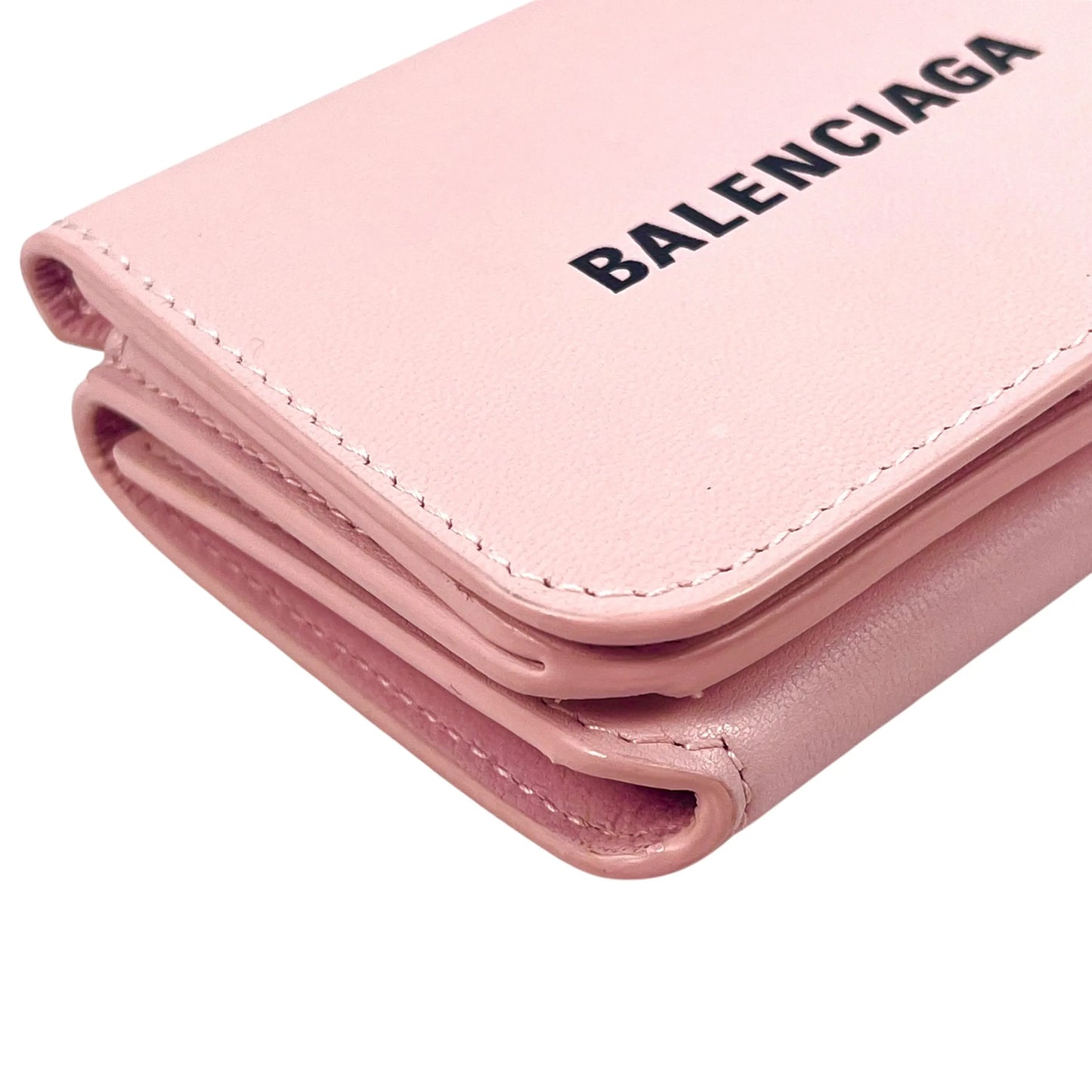BALENCIAGA Mini Compact Wallet - Pink