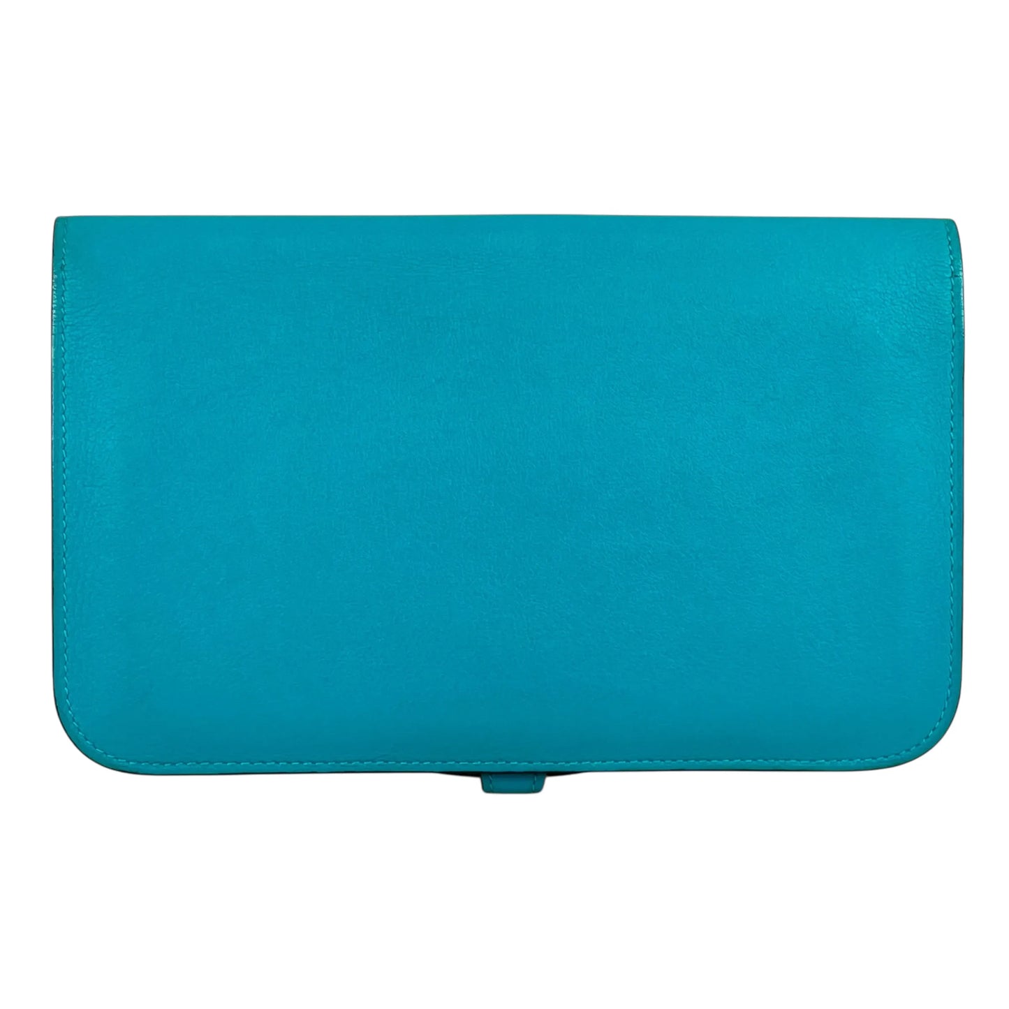 Hermes Dogon GM Bi-Fold Long Wallet - Turquoise
