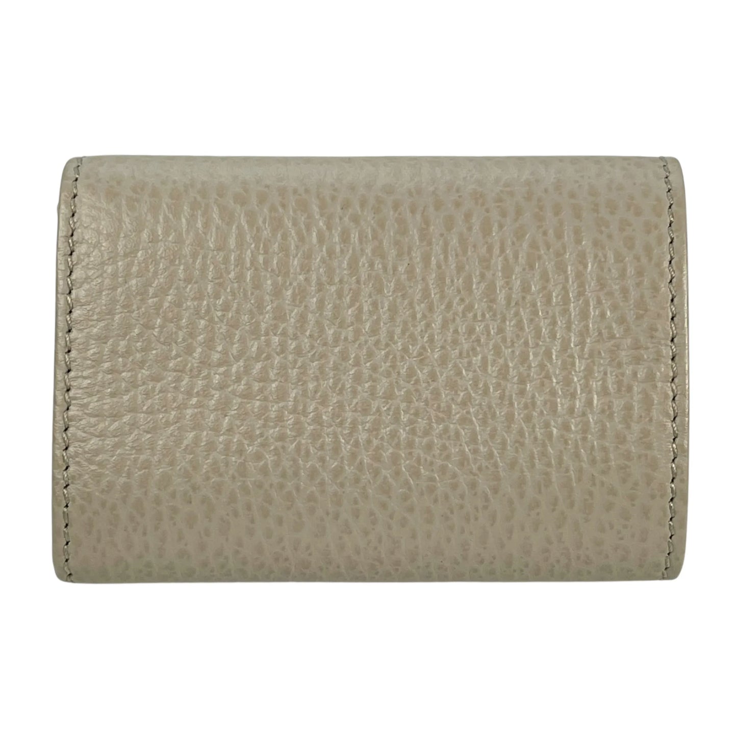 GUCCI Double G Compact Wallet - Gray
