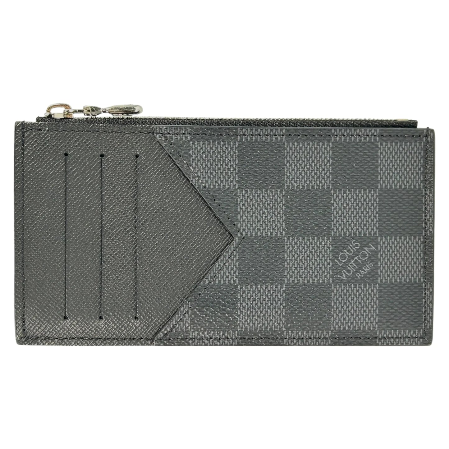 Louis Vuitton Damier Card Case Coin Case - Black