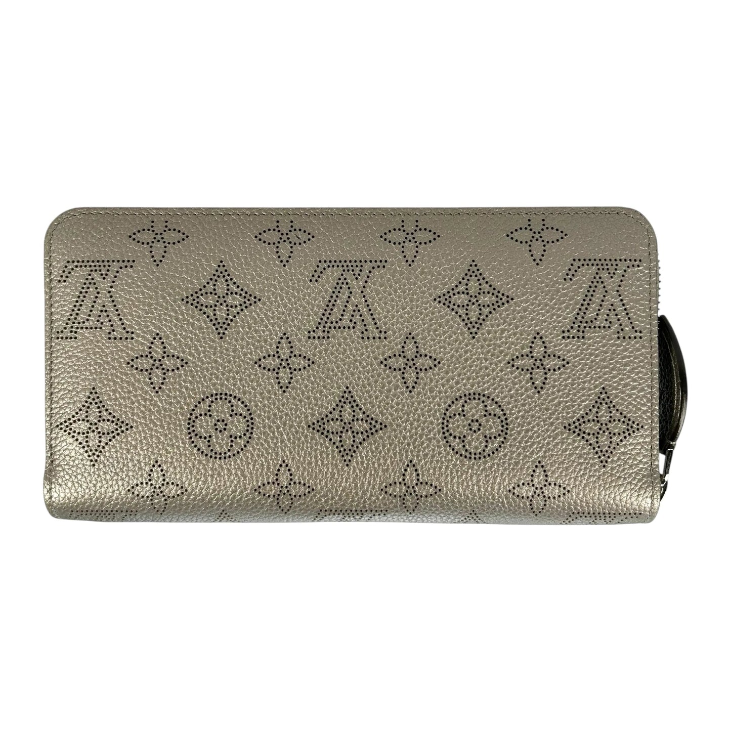 Louis Vuitton Monogram Mahina Long Wallet - Silver
