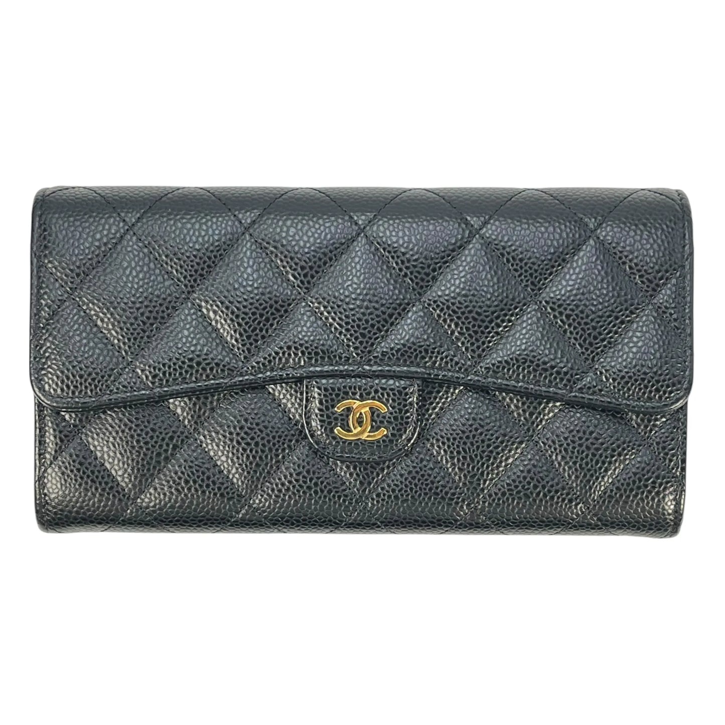 CHANEL Materasse Classic Caviarskin - Black