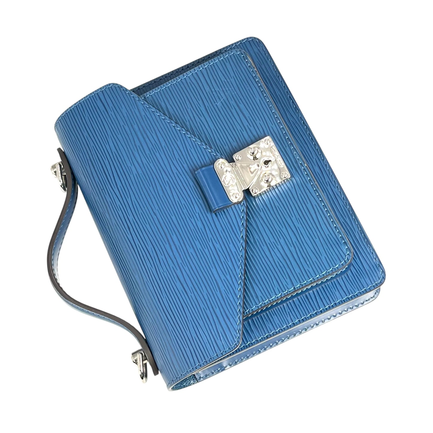 Louis Vuitton Epi Monceau BB Hand Bag - Blue