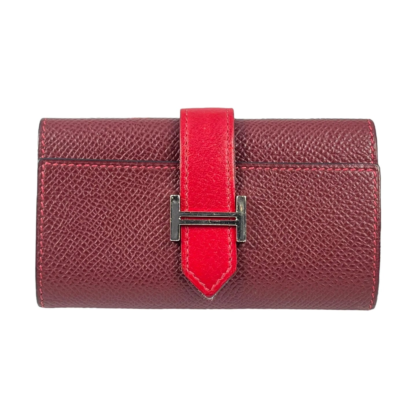 Hermès Bearn Key Case - Rouge Red