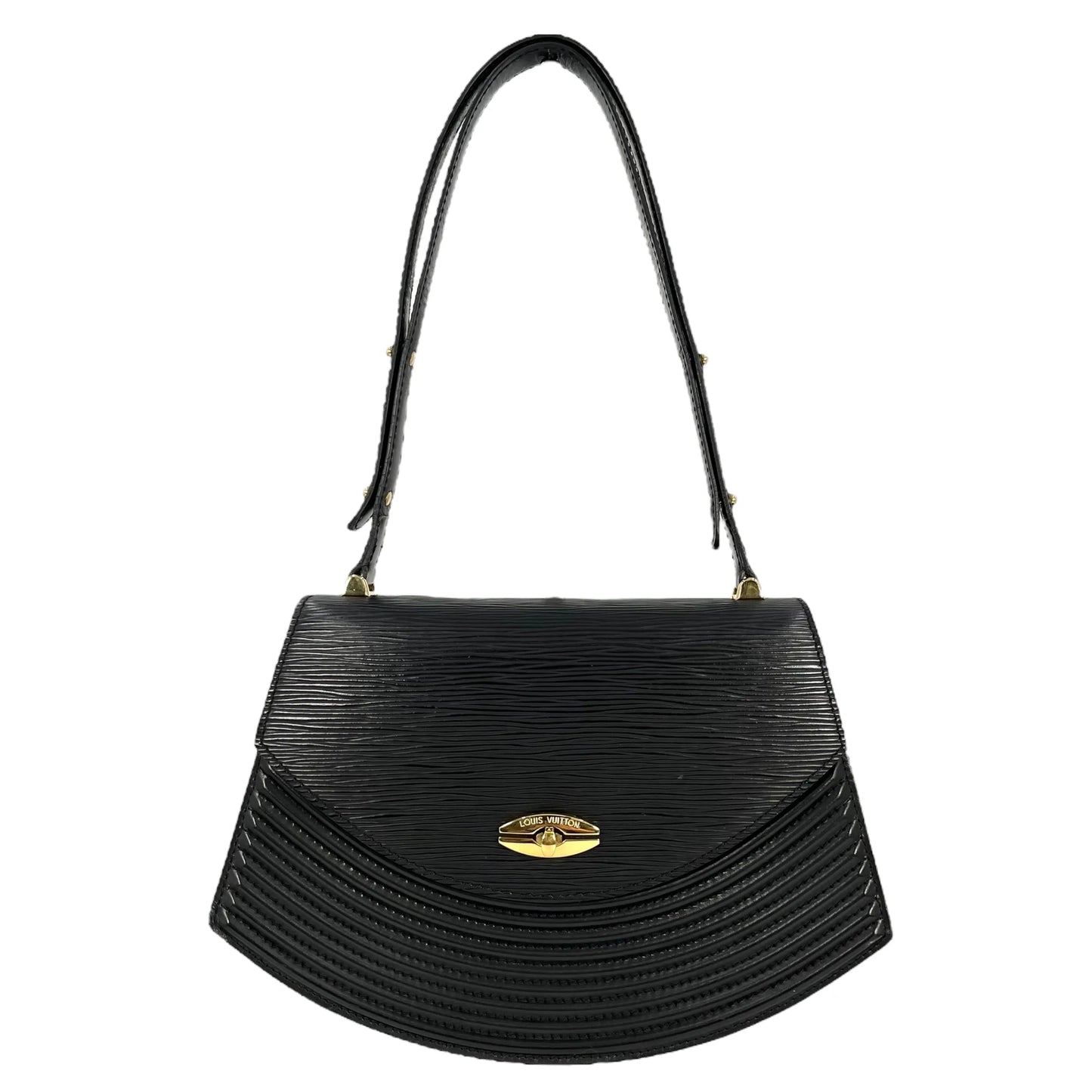 Louis Vuitton Tlisitt Epi Leather Shoulder Bag - Black