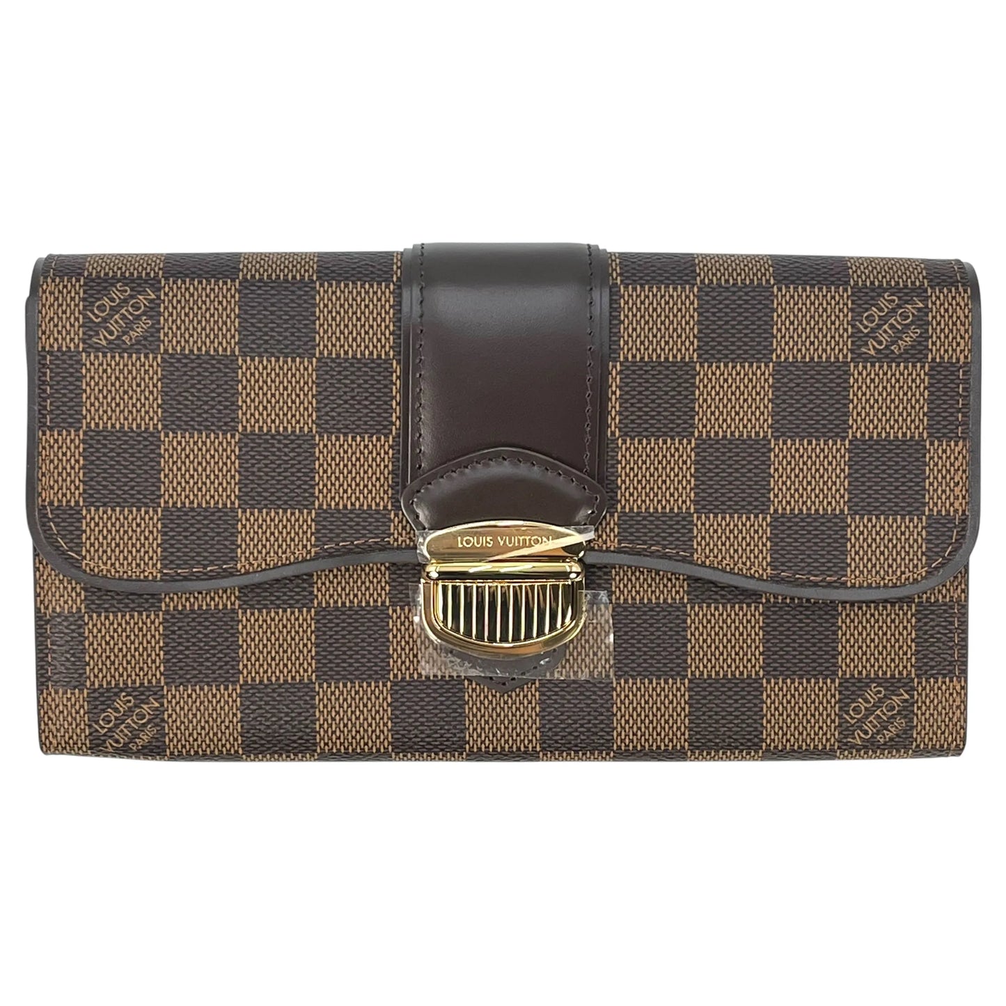 Louis Vuitton Damier Portefeuille Sistina Long Wallet - Brown