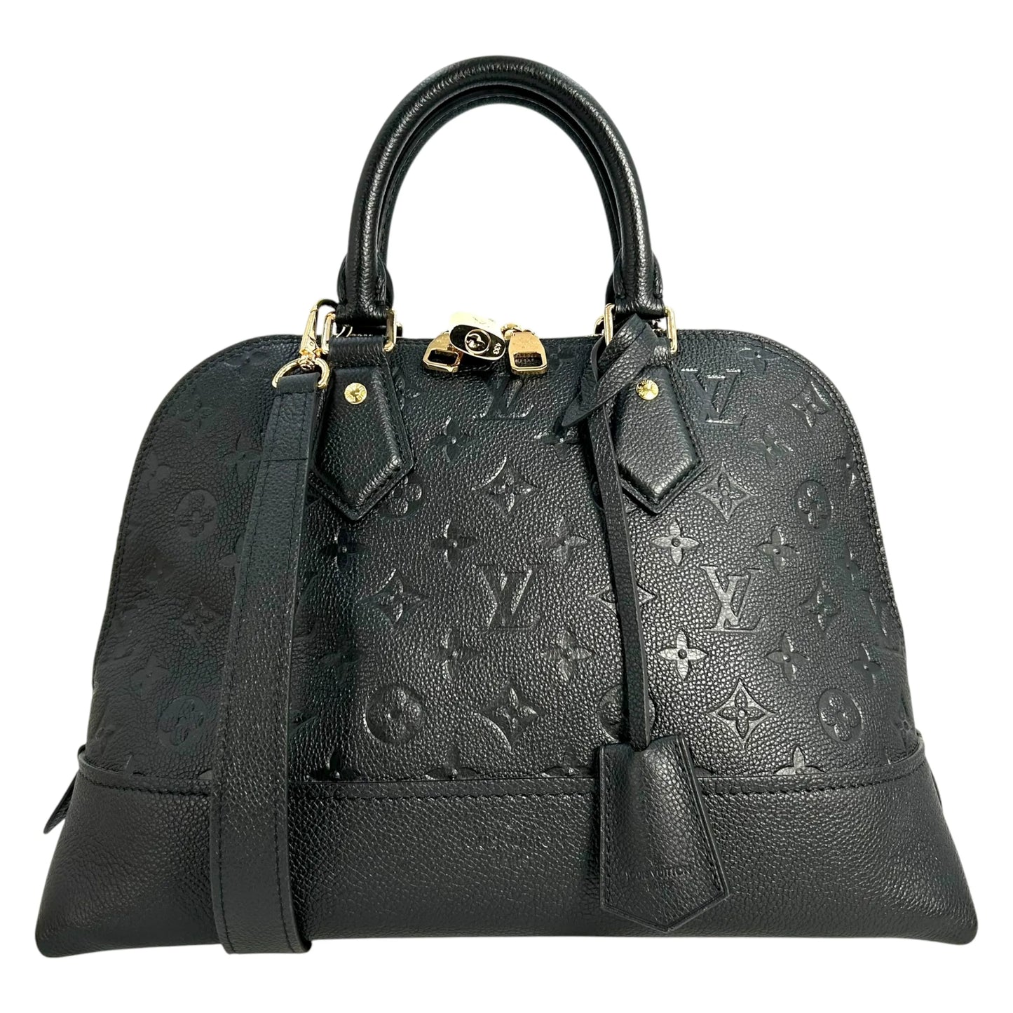 Louis Vuitton Neo Alma PM Monogram Empreinte Hand Bag - Black × Purple