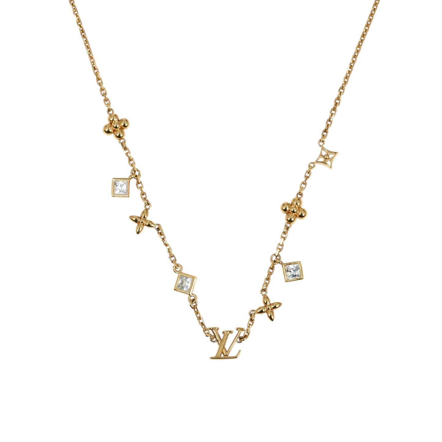 Louis Vuitton In The Sky Necklace - Gold Plated