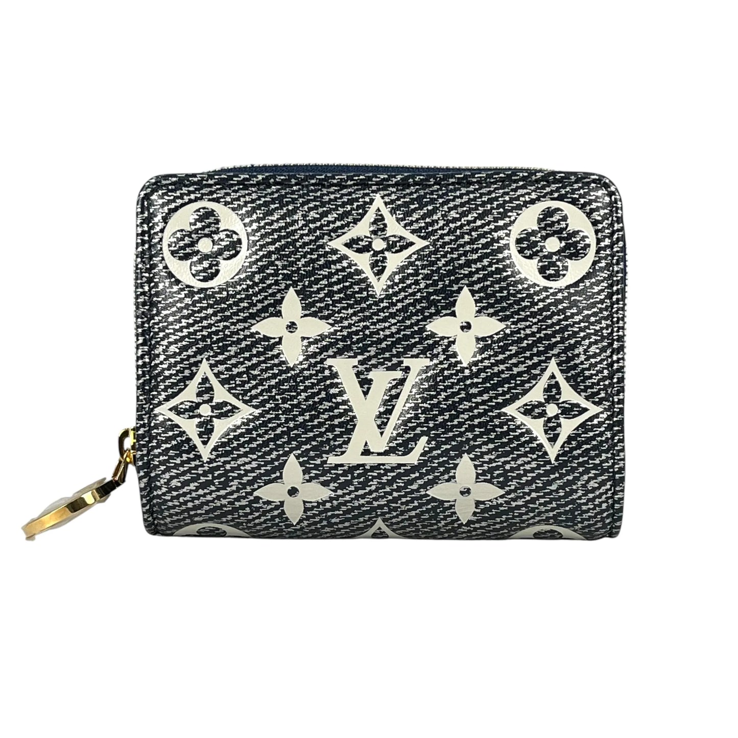 LOUIS VUITTON Portefeuille Lou Monogram Compact Wallet - Navy