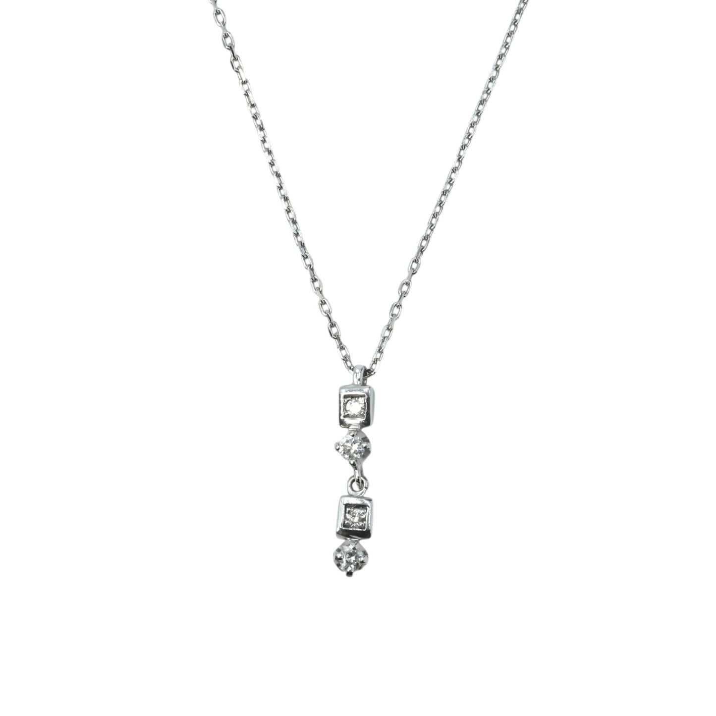 STAR JEWELRY Diamond 0.09 Necklace - 18KWG