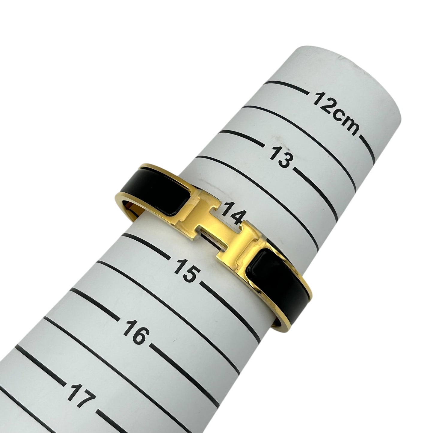 HERMES Clic H Black Gold