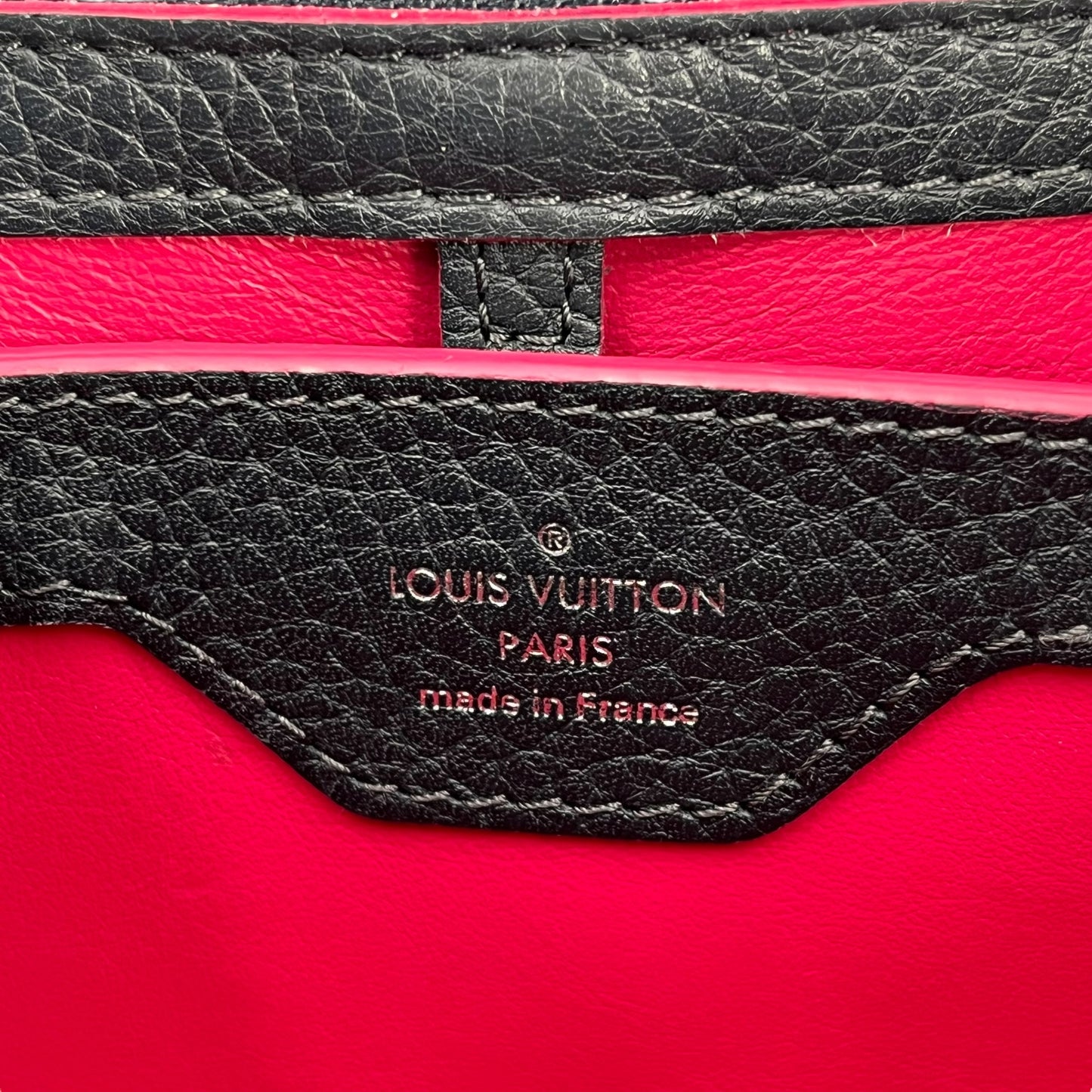 Louis Vuitton CapucinesBB taurillon Black Pink