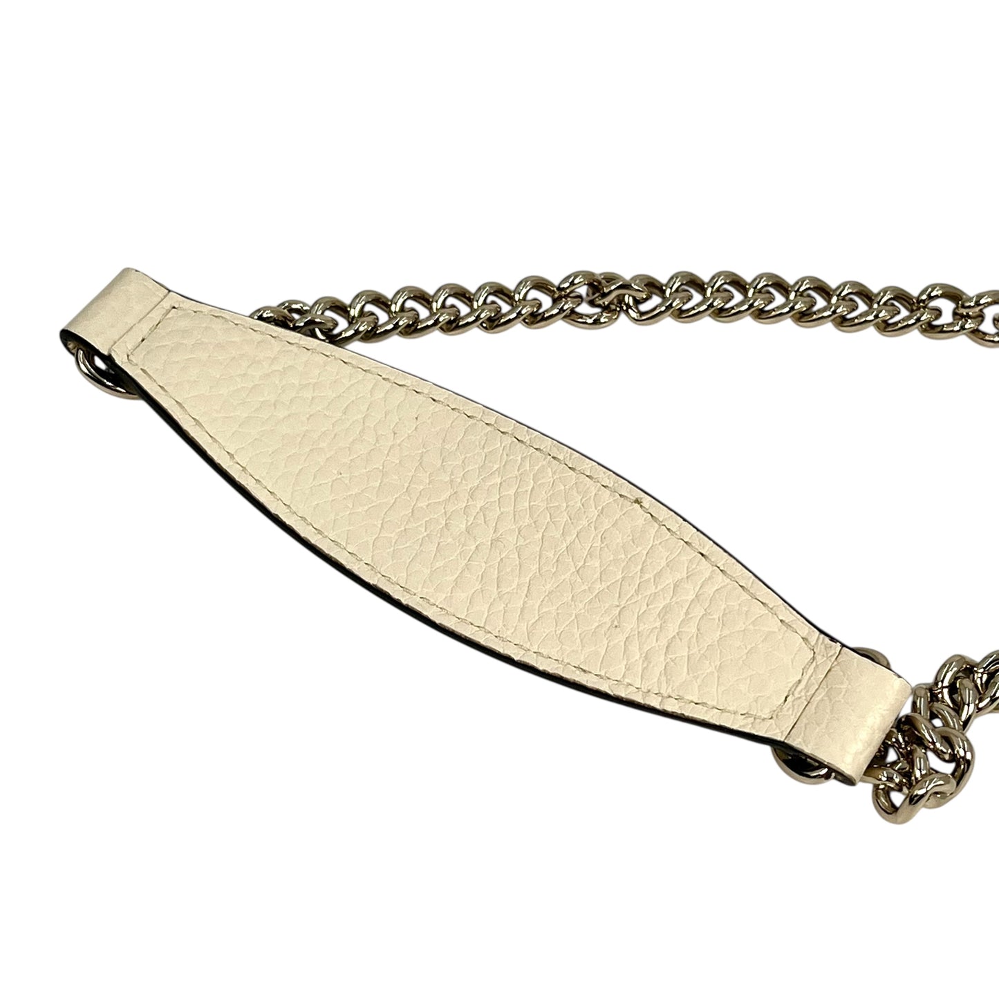 GUCCI Soho Chain Wallet - Cream
