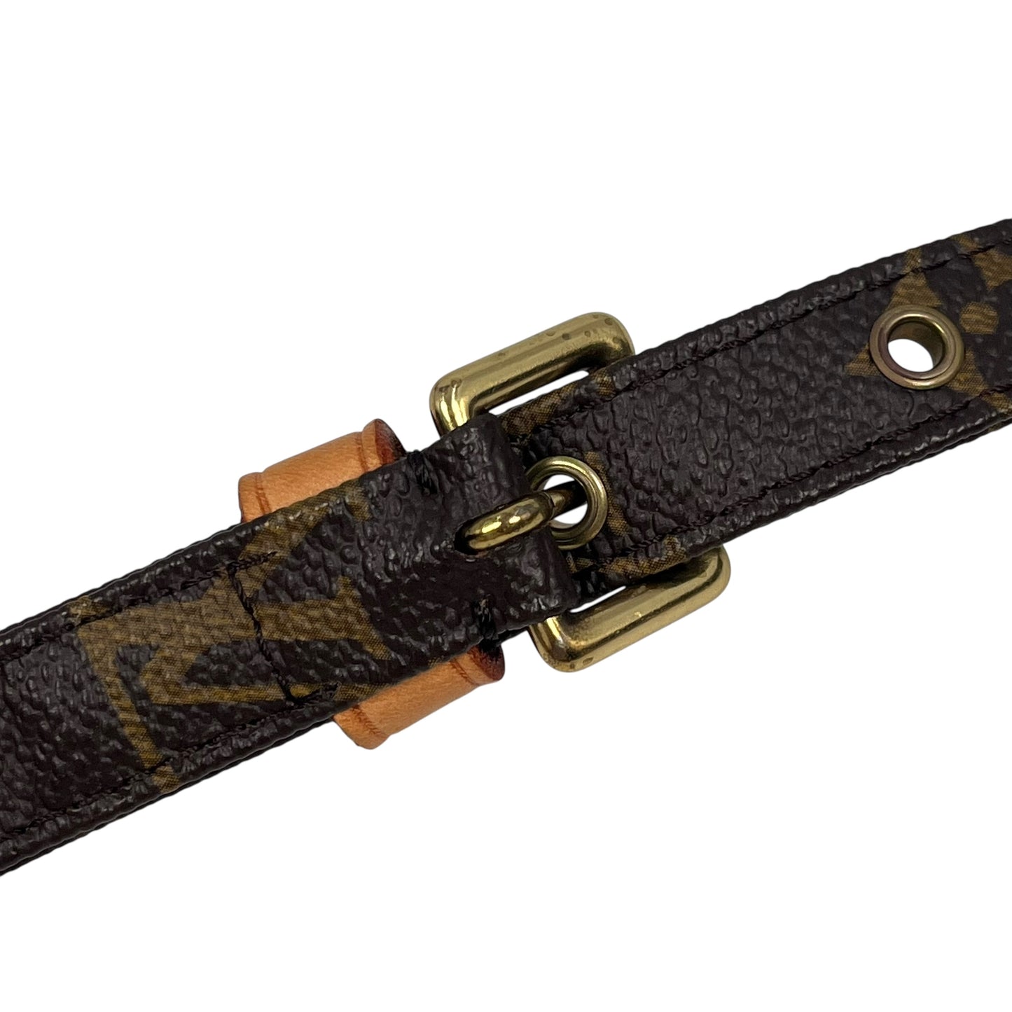 Louis Vuitton Monogram Canvas Leather Strap 101-118 cm
