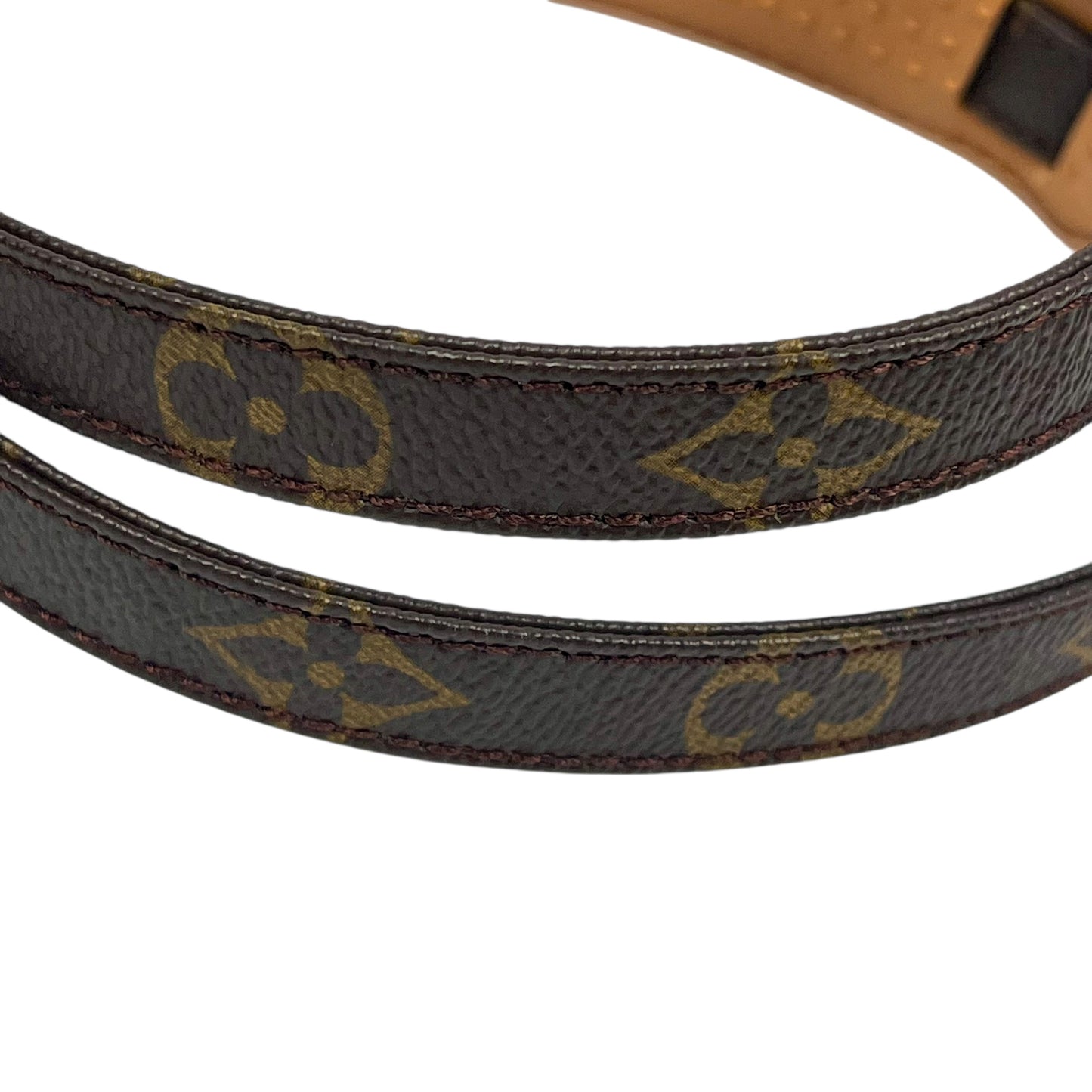 Louis Vuitton Monogram Canvas Leather Shoulder Strap 101cm