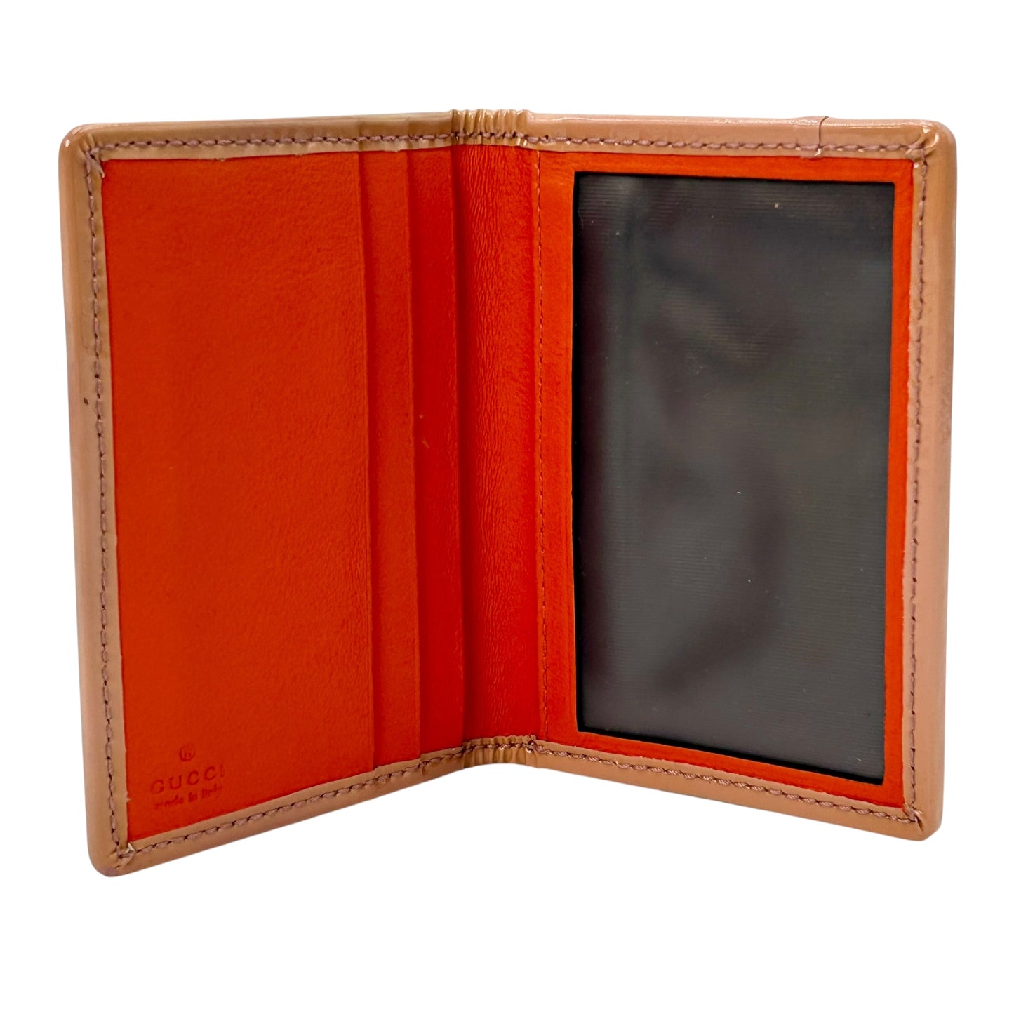 GUCCI GG Supreme Ribbon Card Case