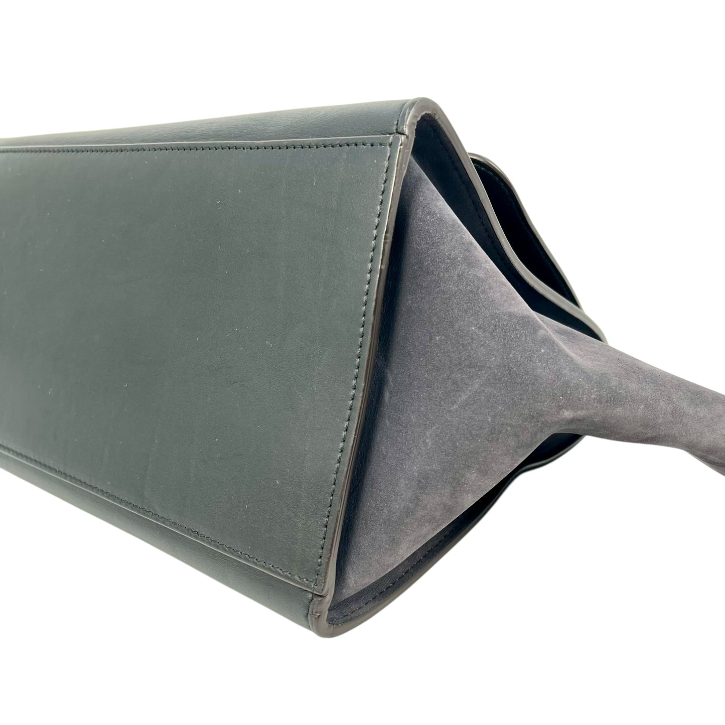CELINE Trapeze Hand Bag - Navy Blue