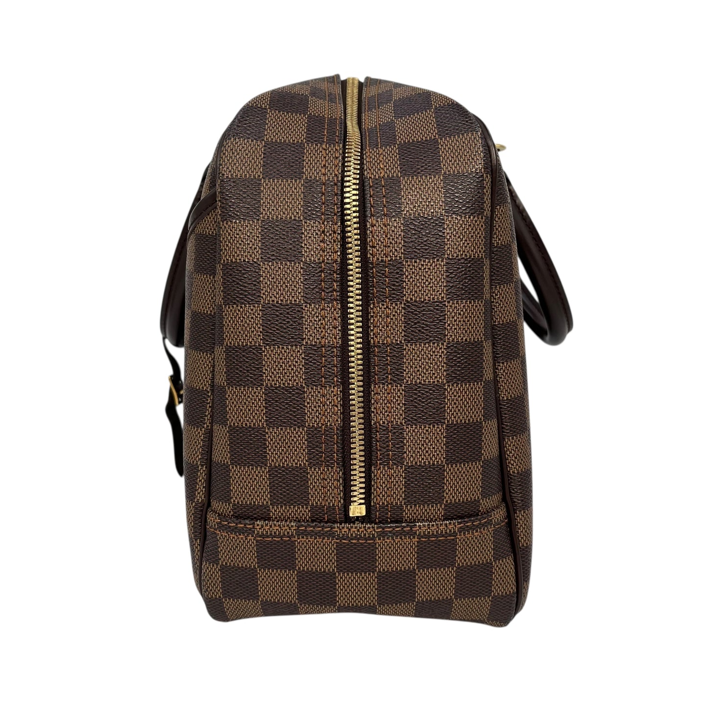 Louis Vuitton Damier Deauville Bowling Vanity Hand Bag