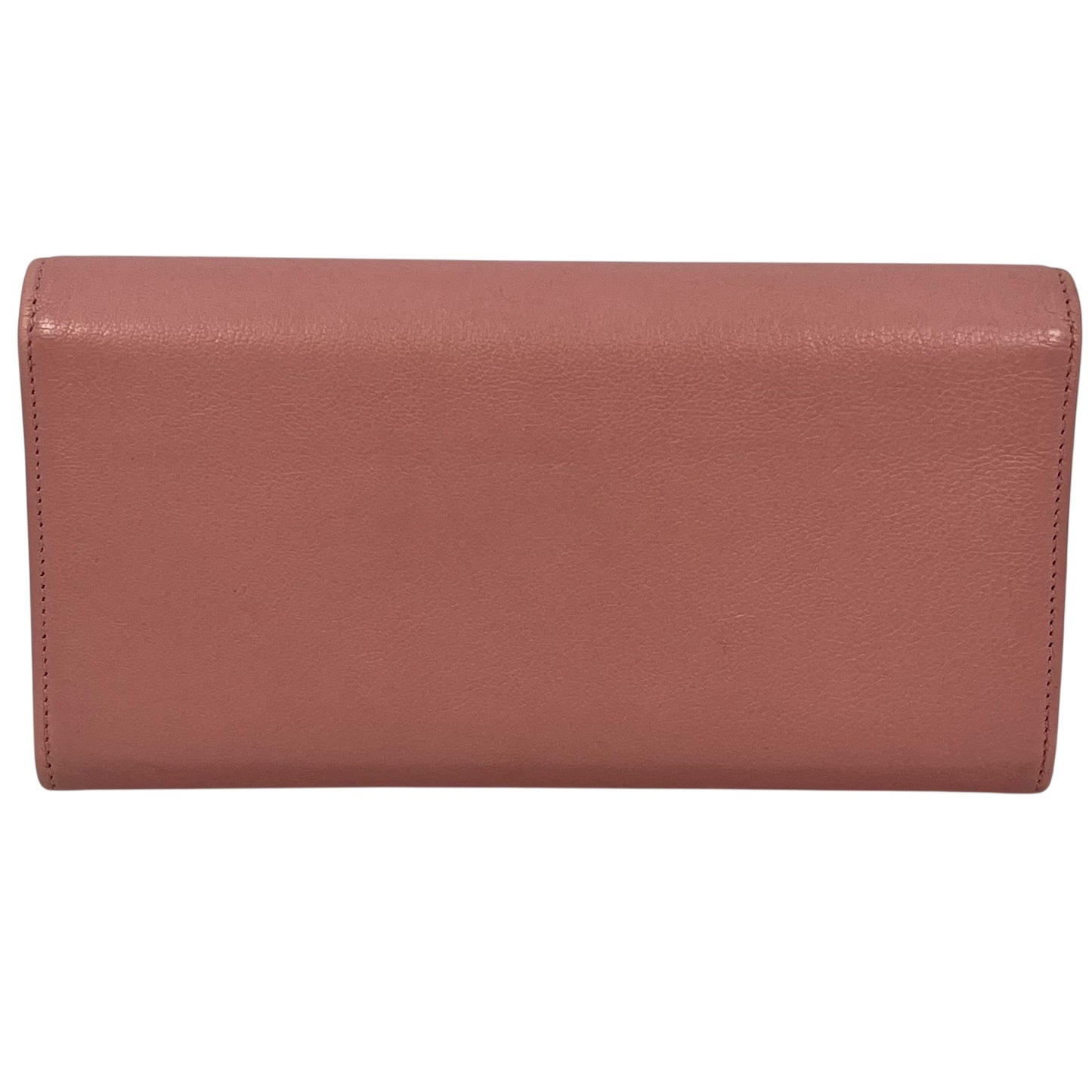 CHANEL Caviar Skin Bi-Fold Long Wallet - Pink