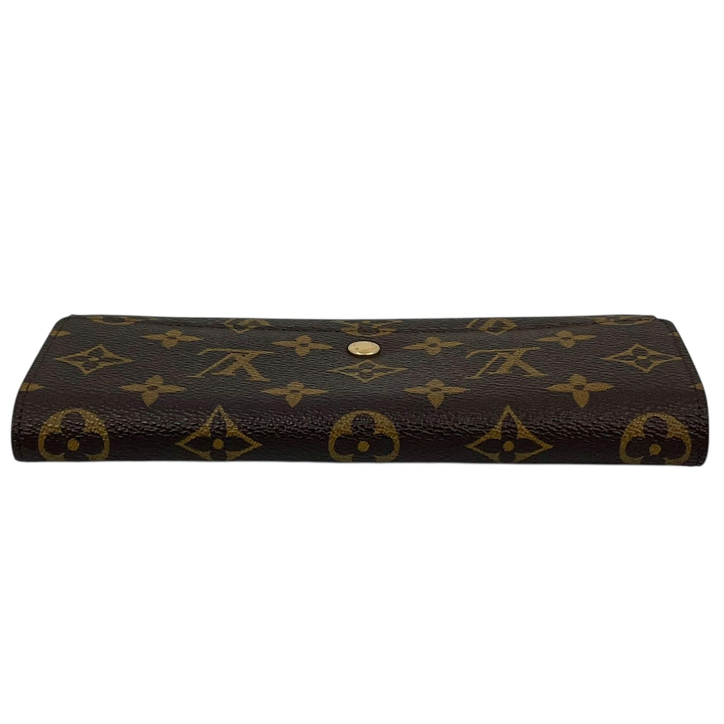 Louis Vuitton Monogram Portemonnaie Credit Bi-fold Long Wallet - Brown 31496