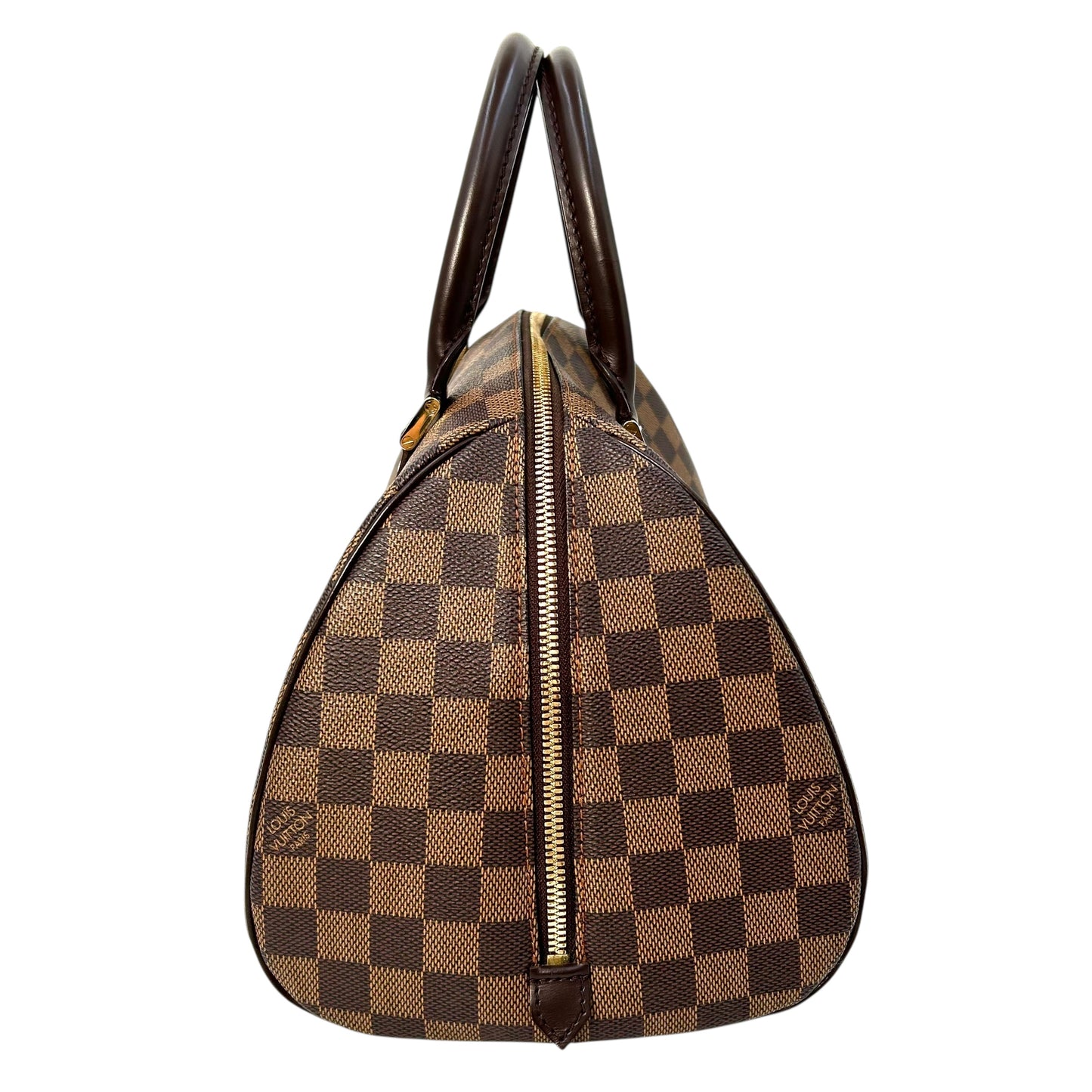 Louis Vuitton Damier Robera MM Hand Bag - Brown