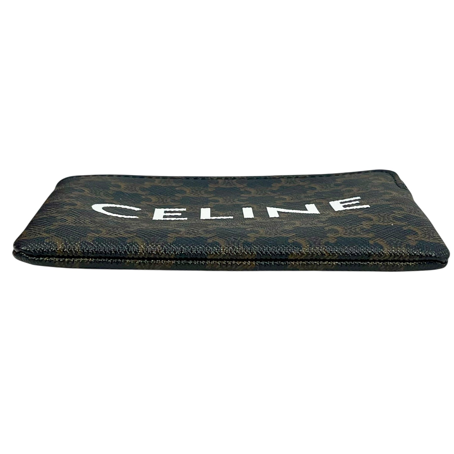 CELINE Triomphe Logo Coin Purse
