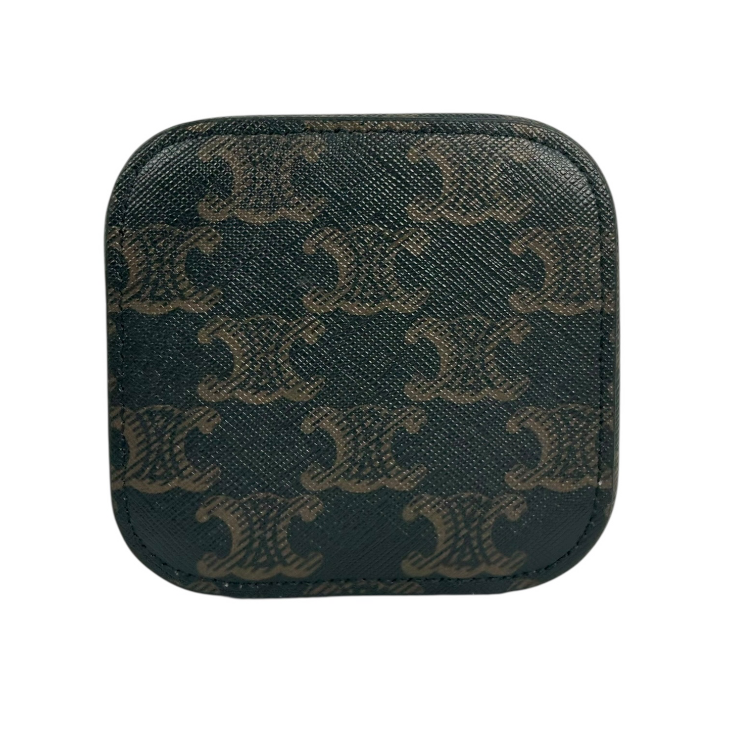 CELINE Mini Vanity Case in Triomphe Canvas & Calfskin Mini Bag