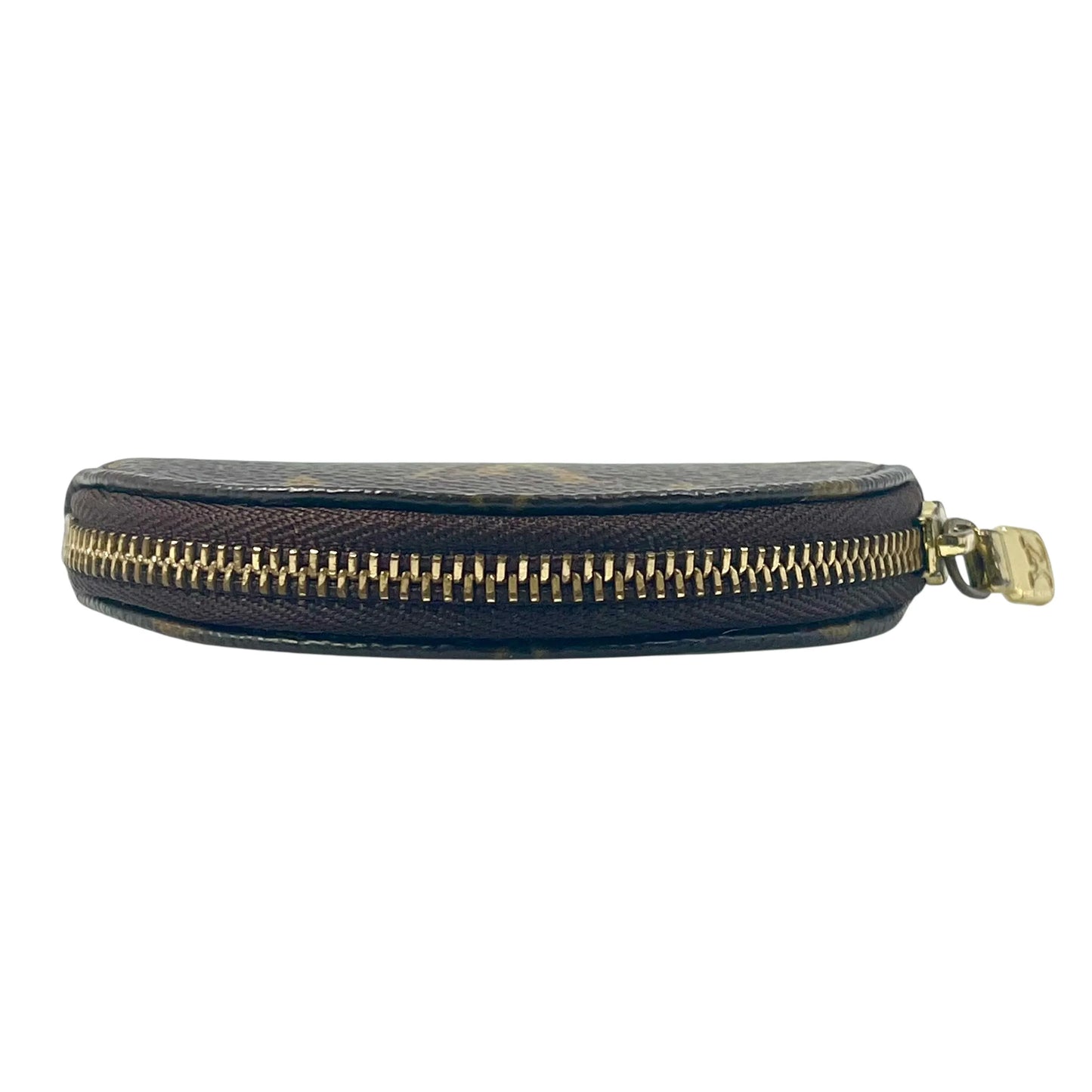Louis Vuitton Monogram Porte-Monnaie Rond Coin Case - Brown