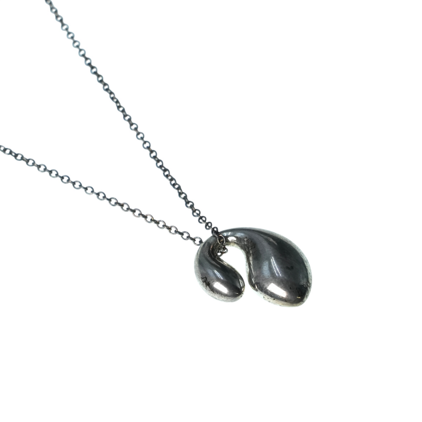 Tiffany Double Teardrop Pendant Necklace