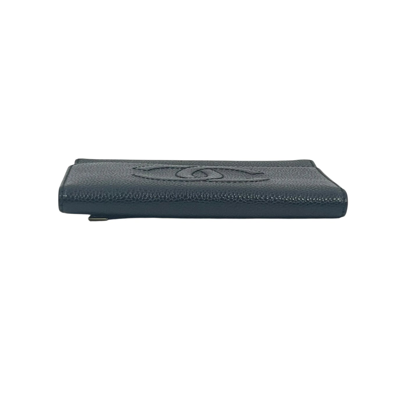 CHANEL Coco Mark Compact Wallet - Black