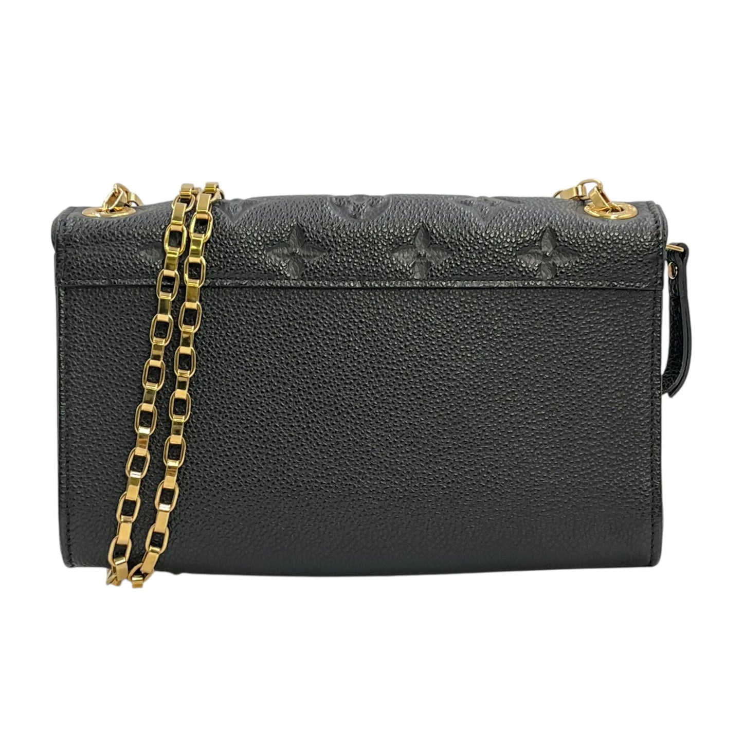 Louis Vuitton Empreinte Pochette Saint Germain Chain Shoulder Wallet - Black