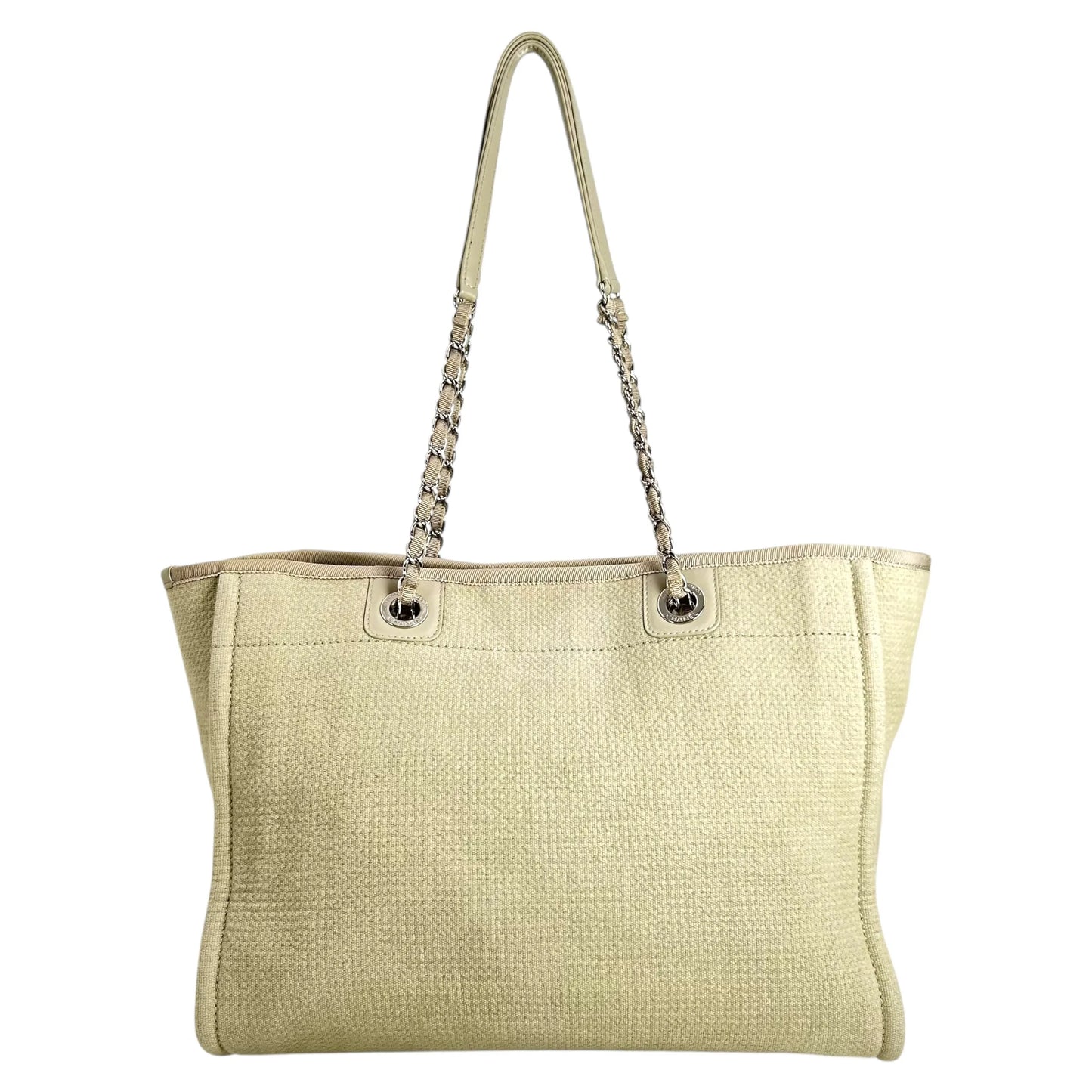 CHANEL Deauville Tote Bag - Cream Beige