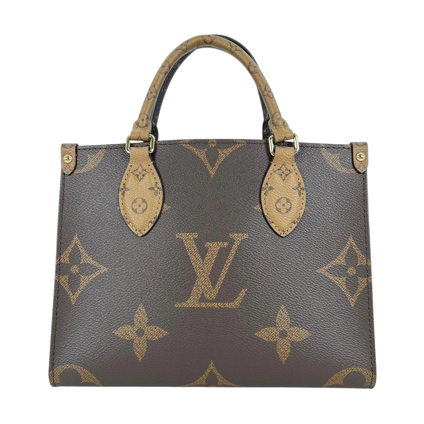 Louis Vuitton Gaint Monogram On The Go PM Hand Bag - Brown - M46373