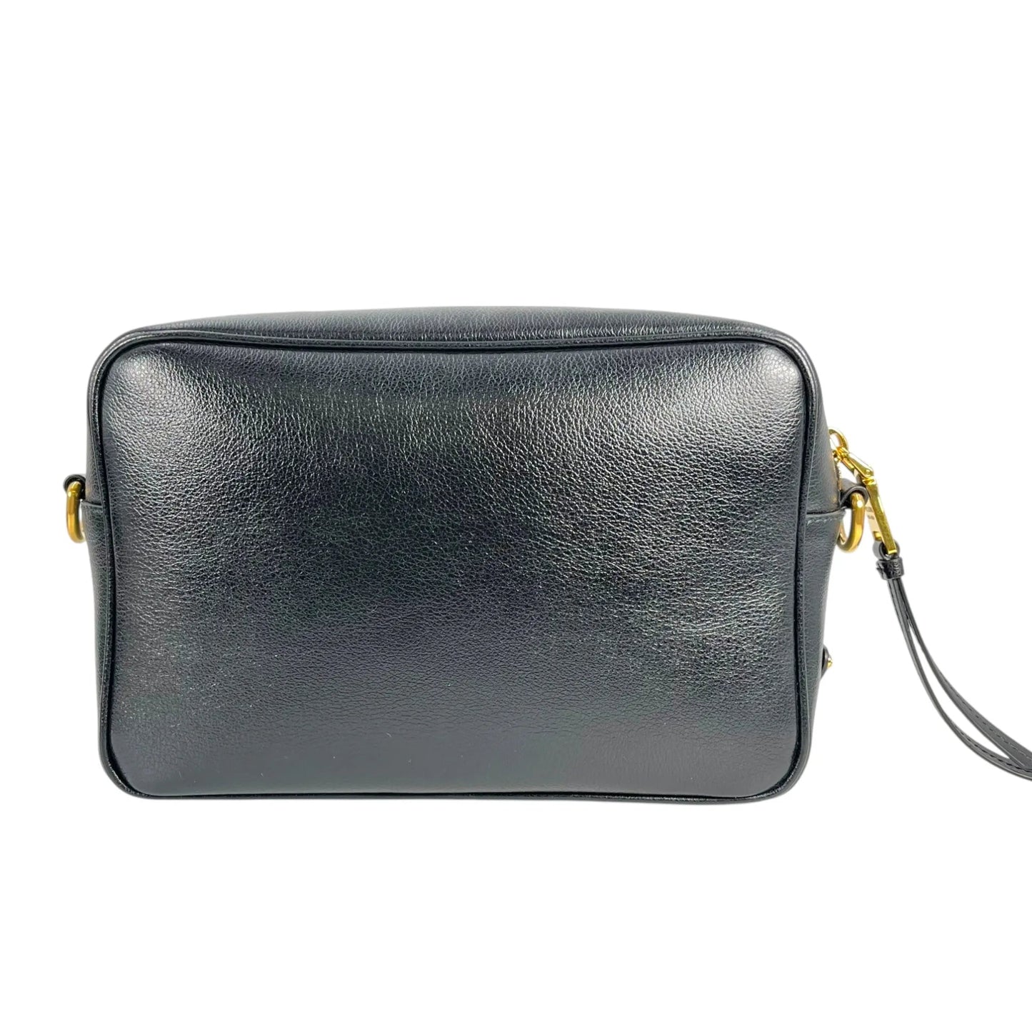 PRADA Saffiano Leather Shoulder Bag - Black