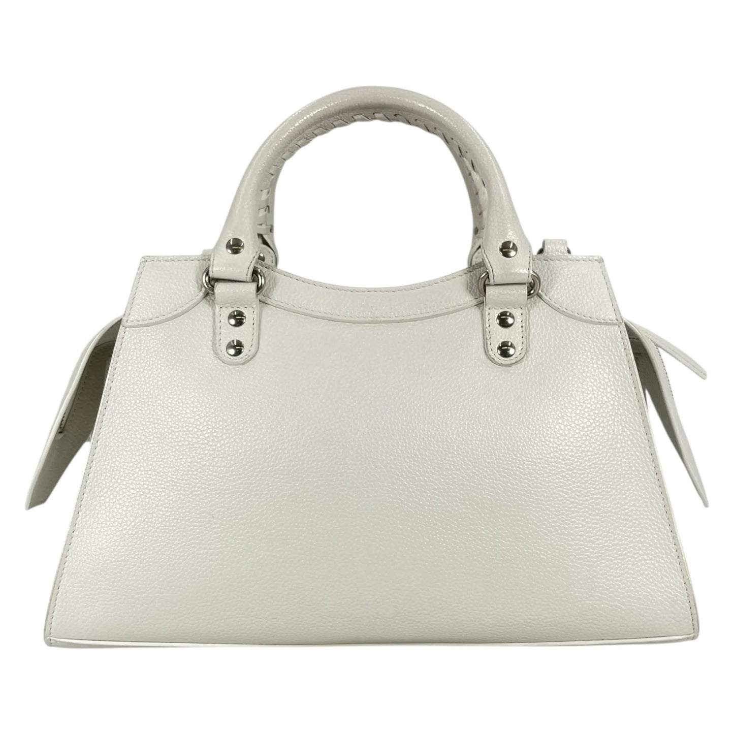 Balenciaga Neo Classic City Hand Bag - White