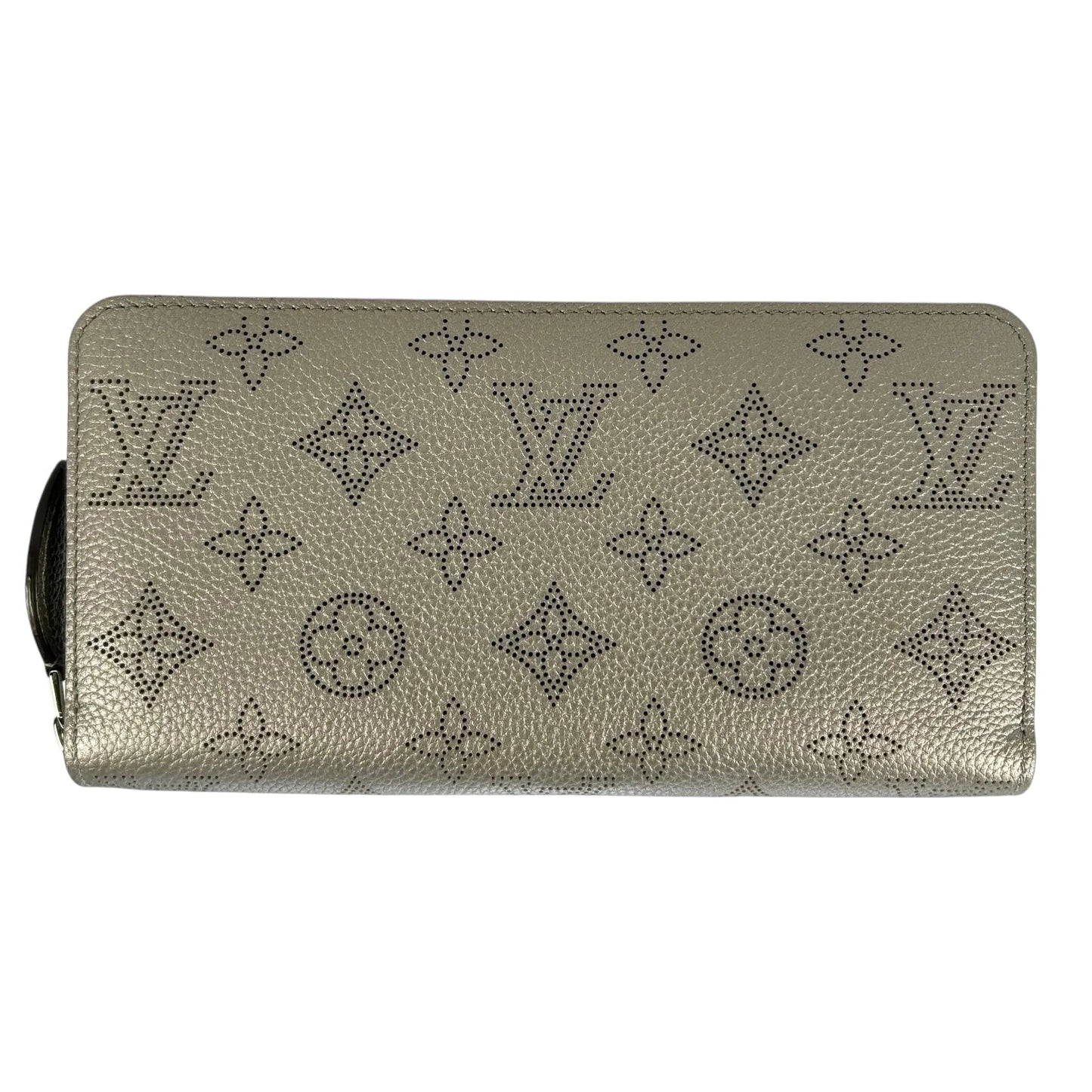 Louis Vuitton Monogram Mahina Long Wallet - Silver