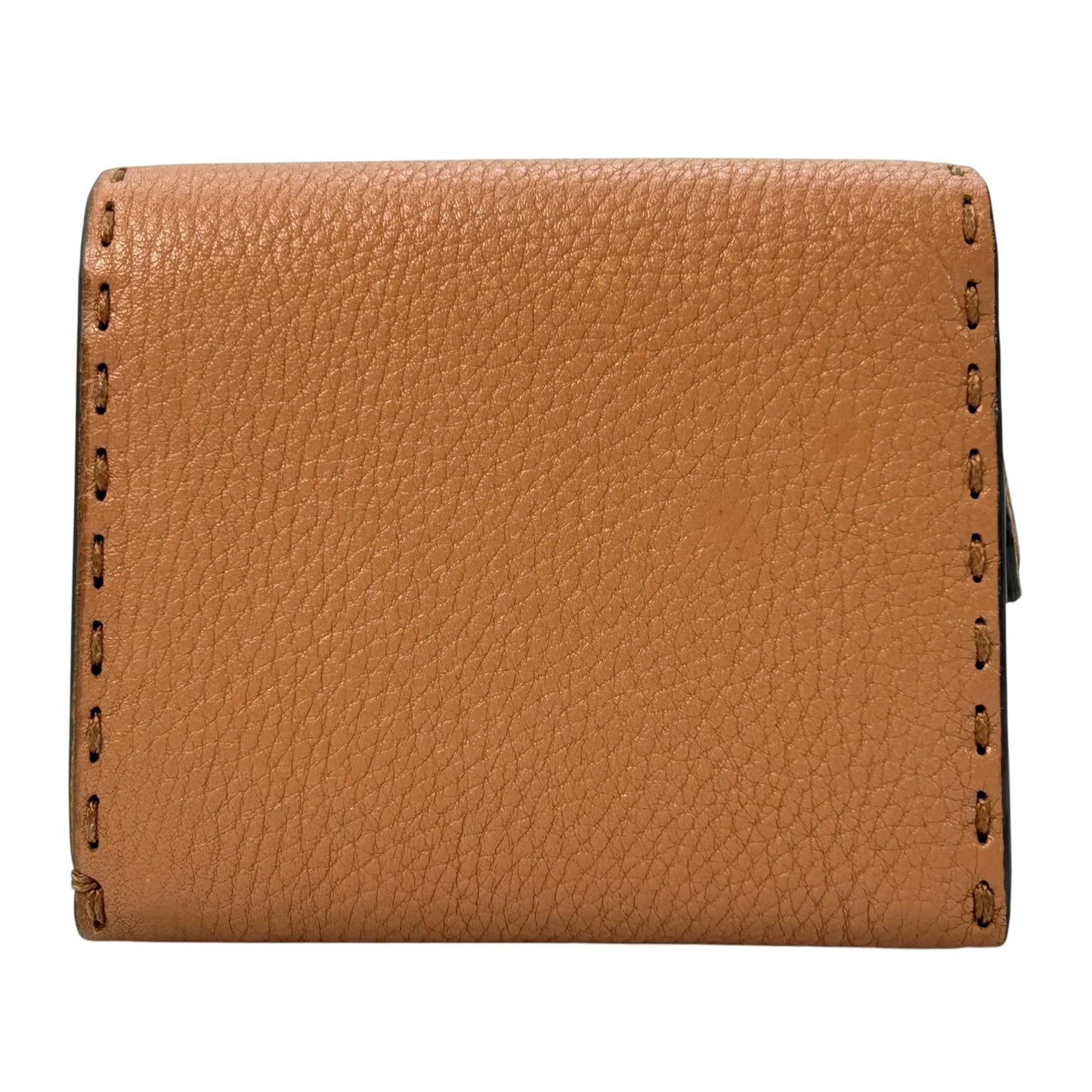 FENDI Selleria Compact Wallet - Brown