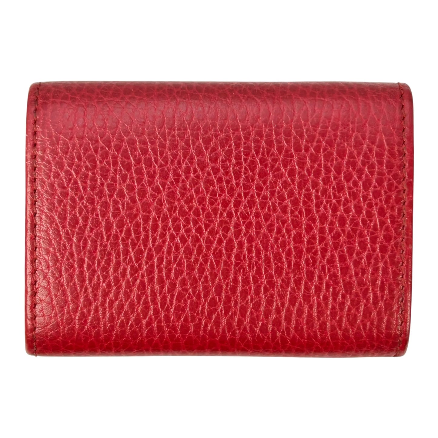 GUCCI GG Marmont Compact Wallet - Red