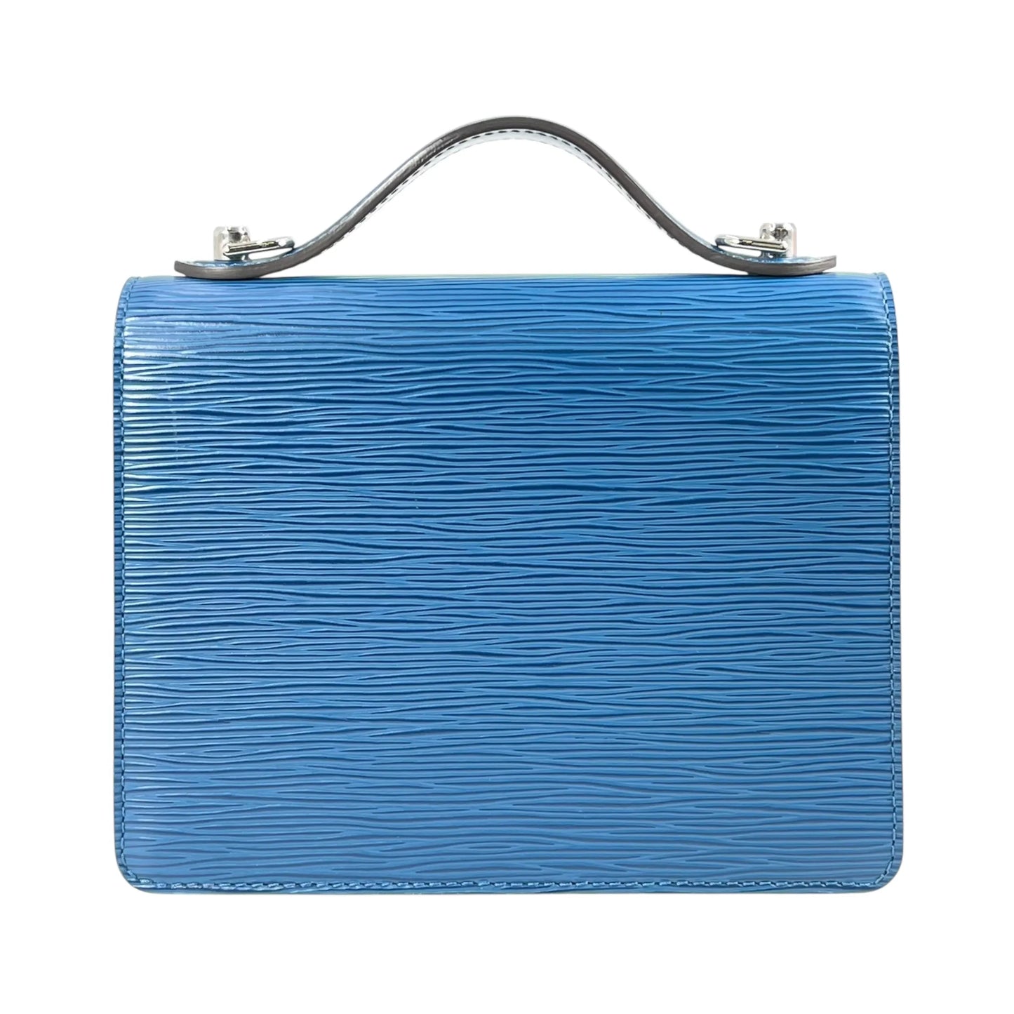 Louis Vuitton Epi Monceau BB Hand Bag - Blue