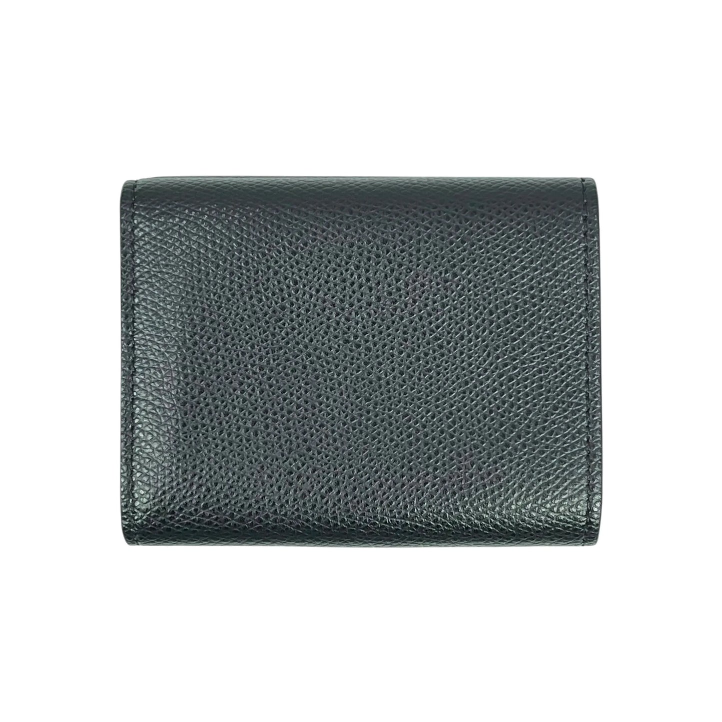 FENDI FF Diamond Tri-fold Compact Wallet - Black