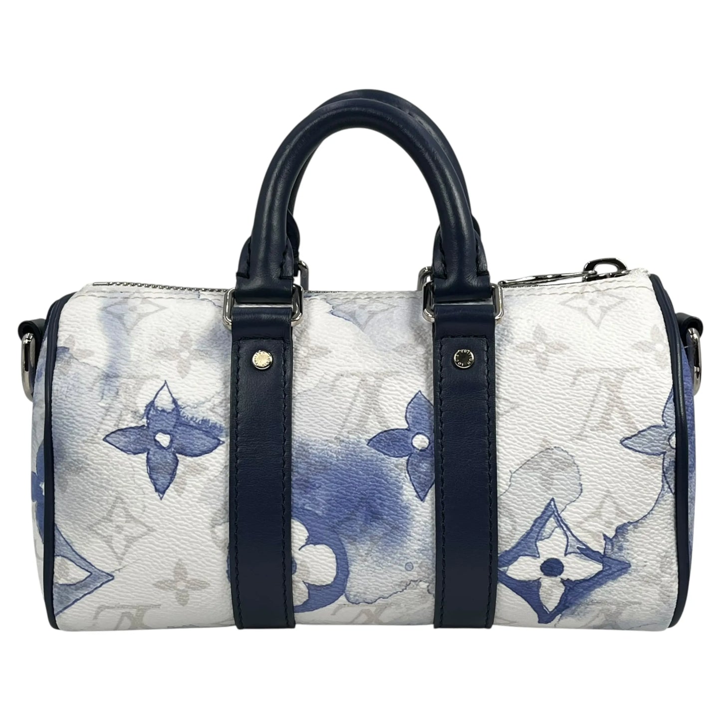 Louis Vuitton Monogram Watercolor Keepall XS Shoulder Bag Mini Bag - White × Blue