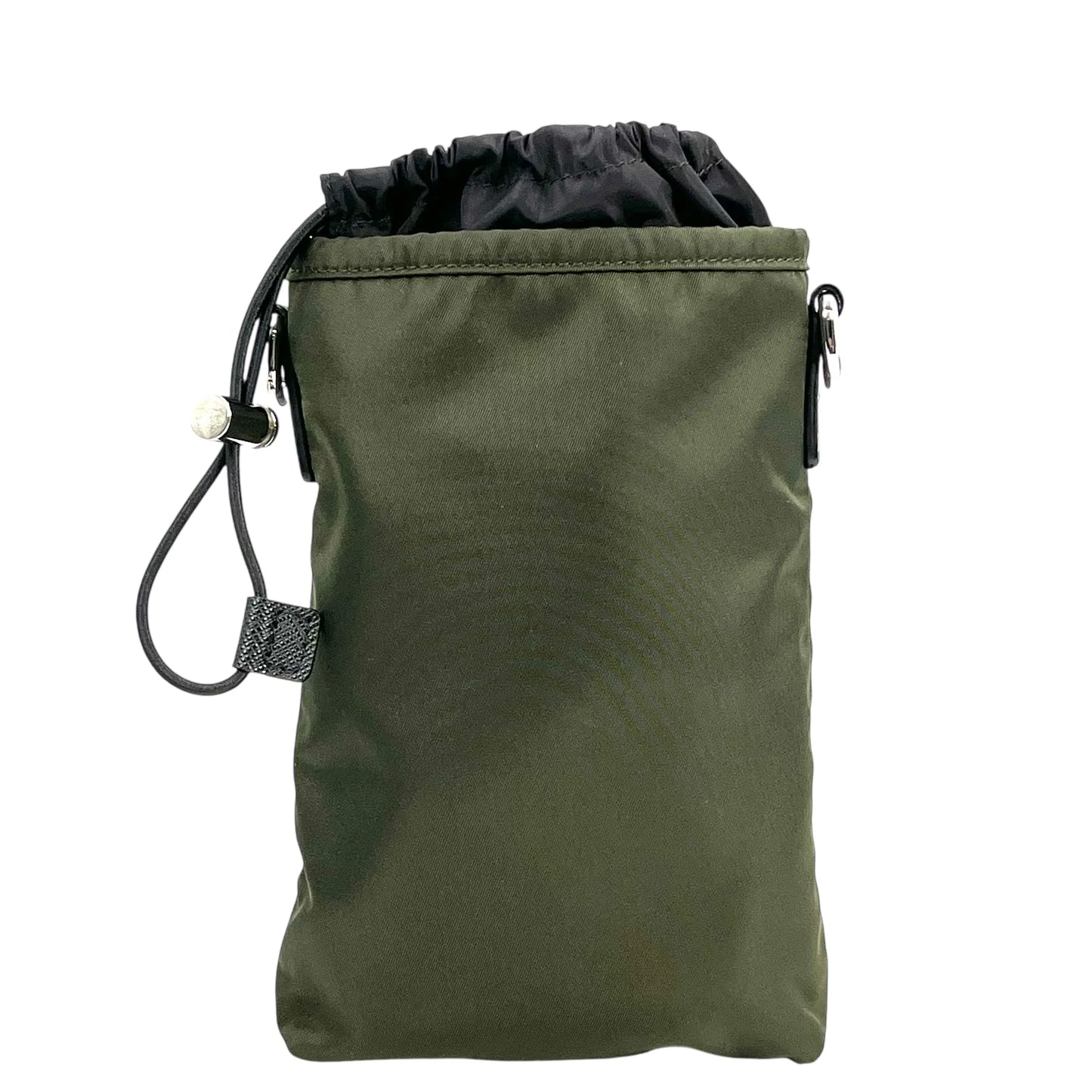 PRADA Re-Nylon Phone Case Shoulder Bag - Khaki