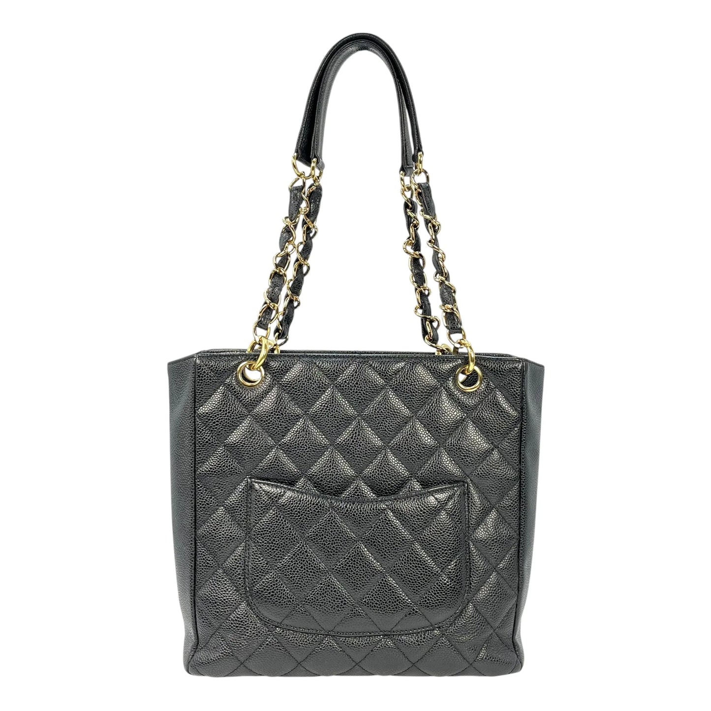 CHANEL PST Cain Tote Bag - Black